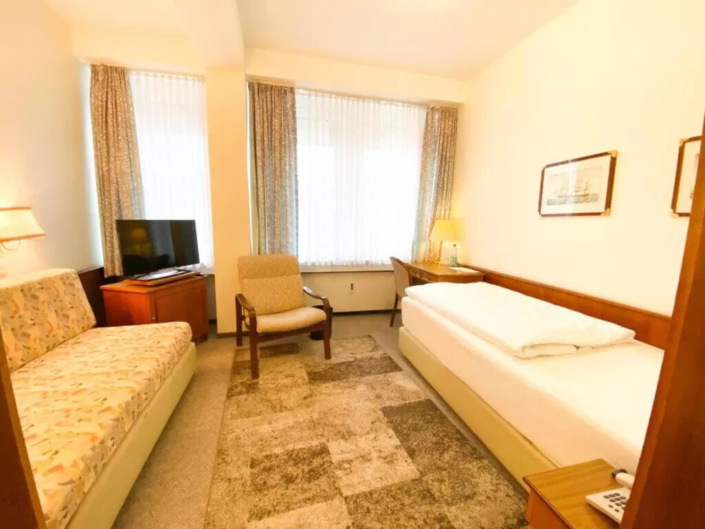 Photo of the whole room, Bed in Hotel am Rathaus