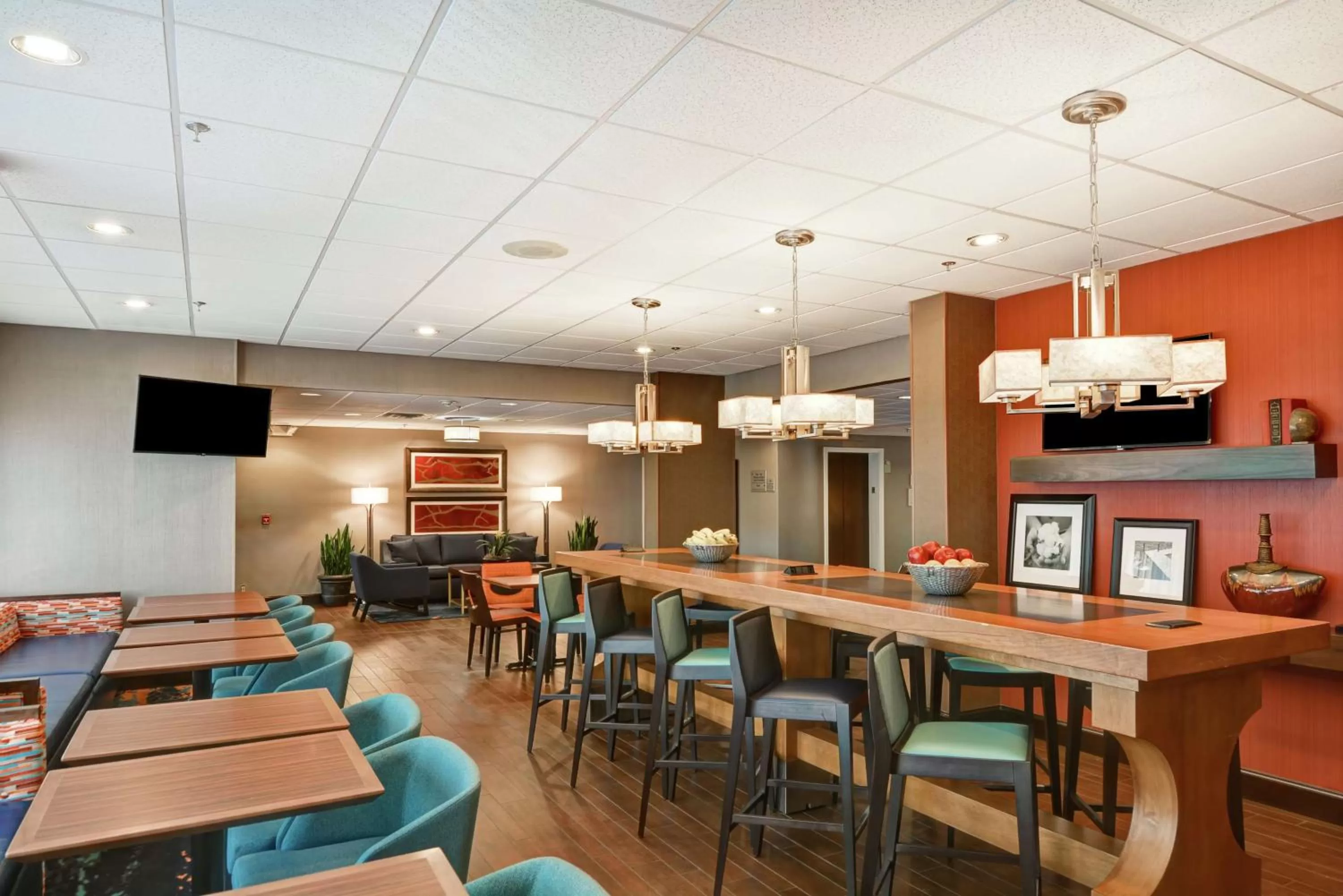 Lobby or reception in Hampton Inn Charlotte-Gastonia