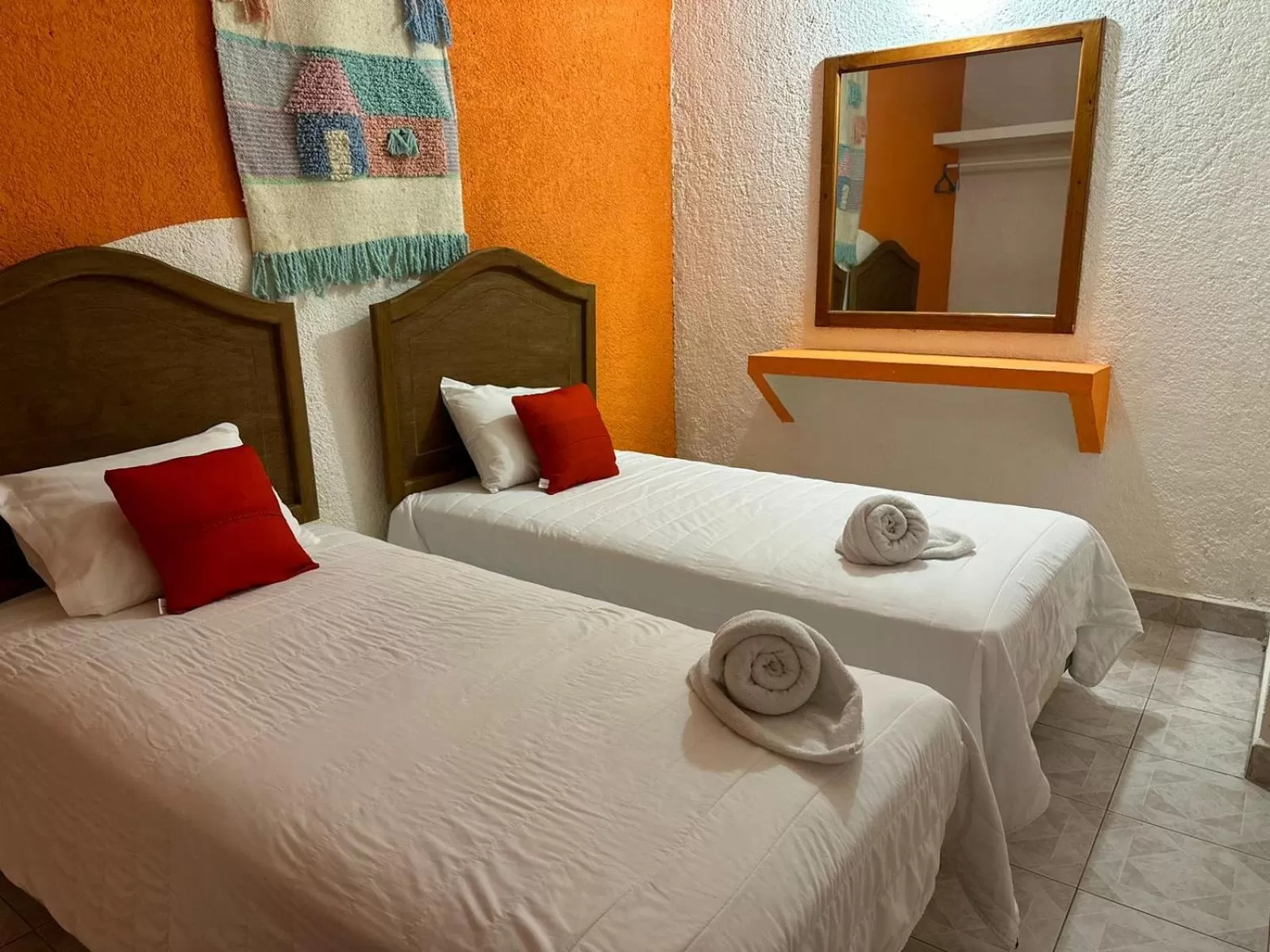 Bed in Hotel Bello Sol Caribe