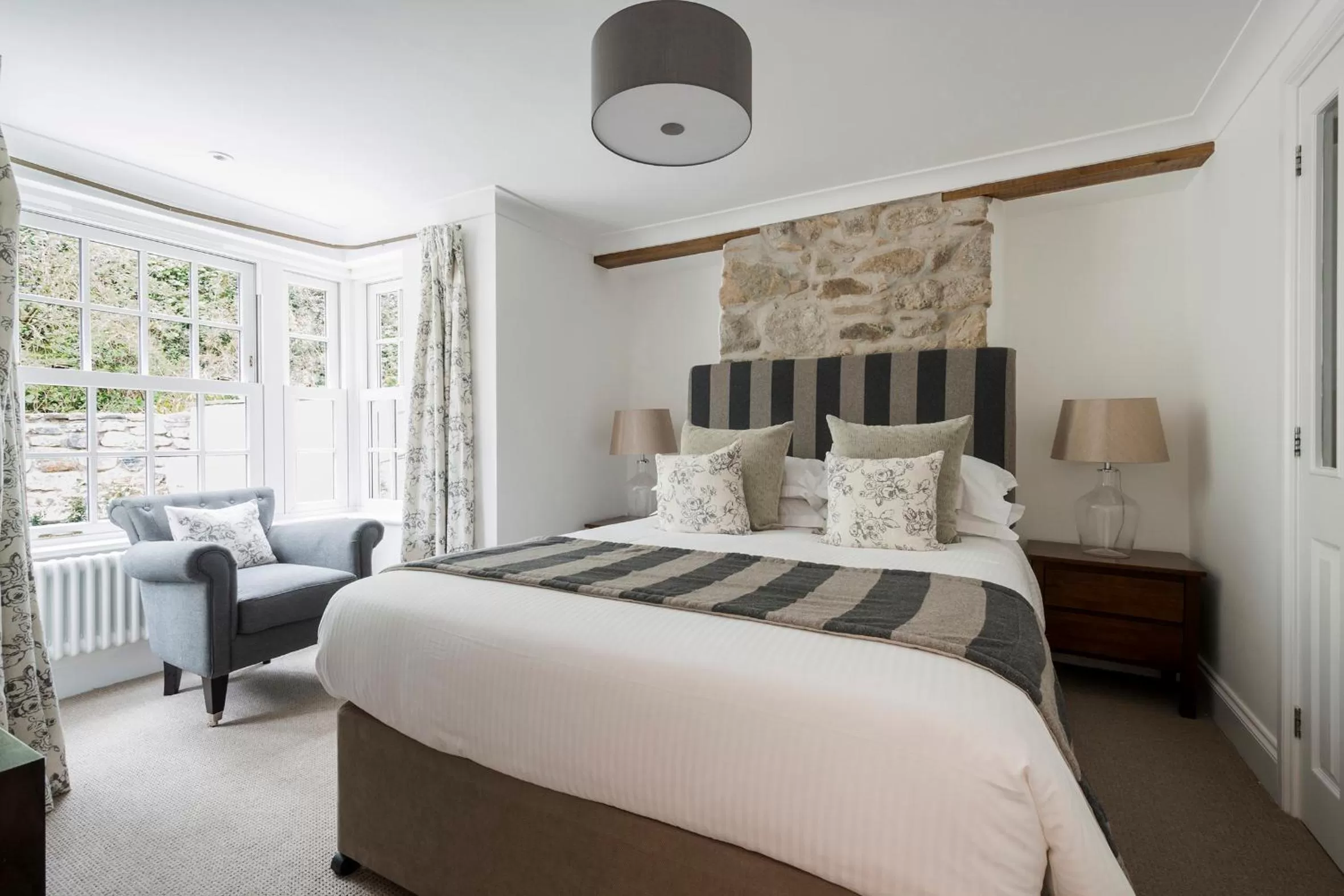 Bed in Carbis Bay and Spa Hotel