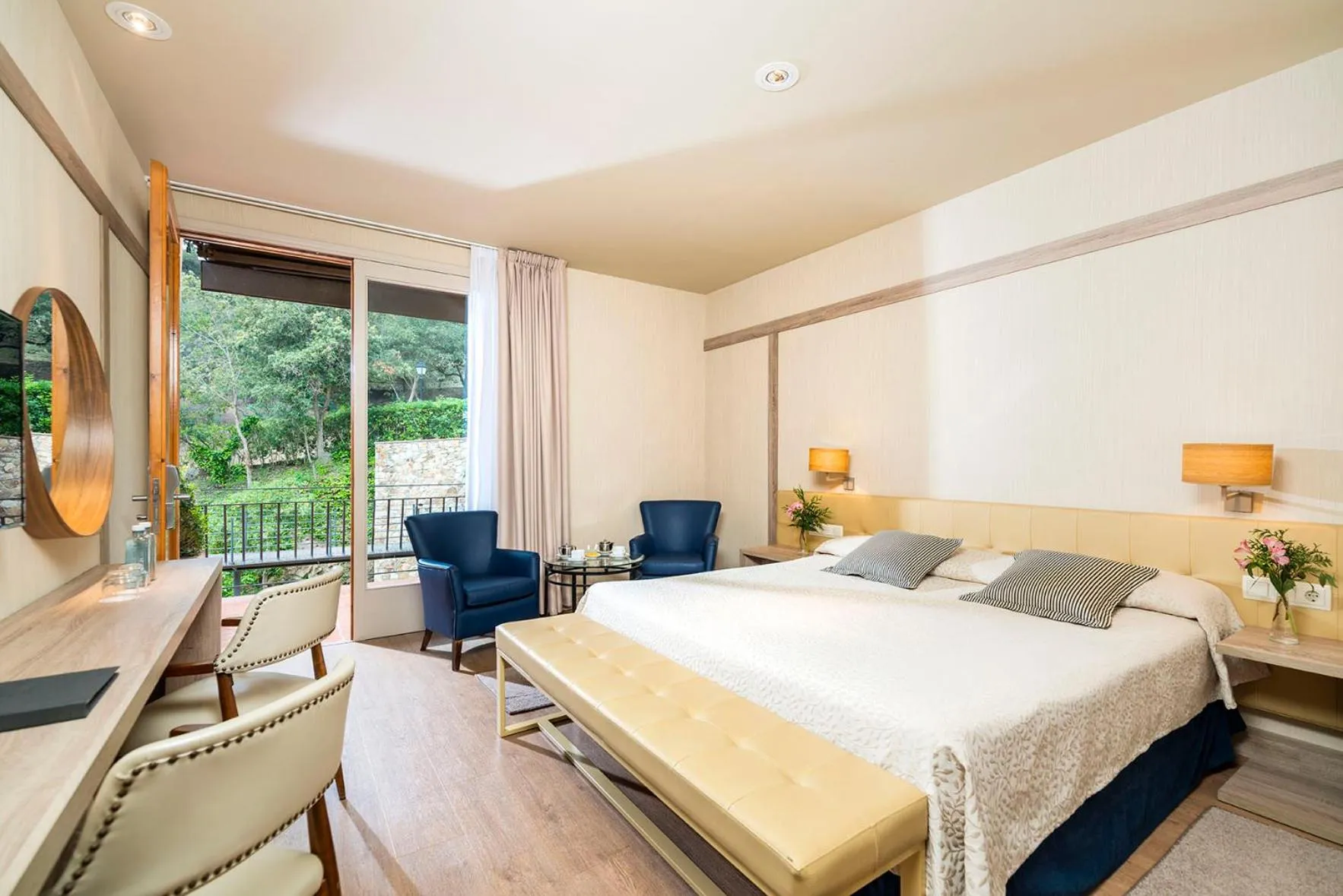 Bed in Hotel Santa Marta