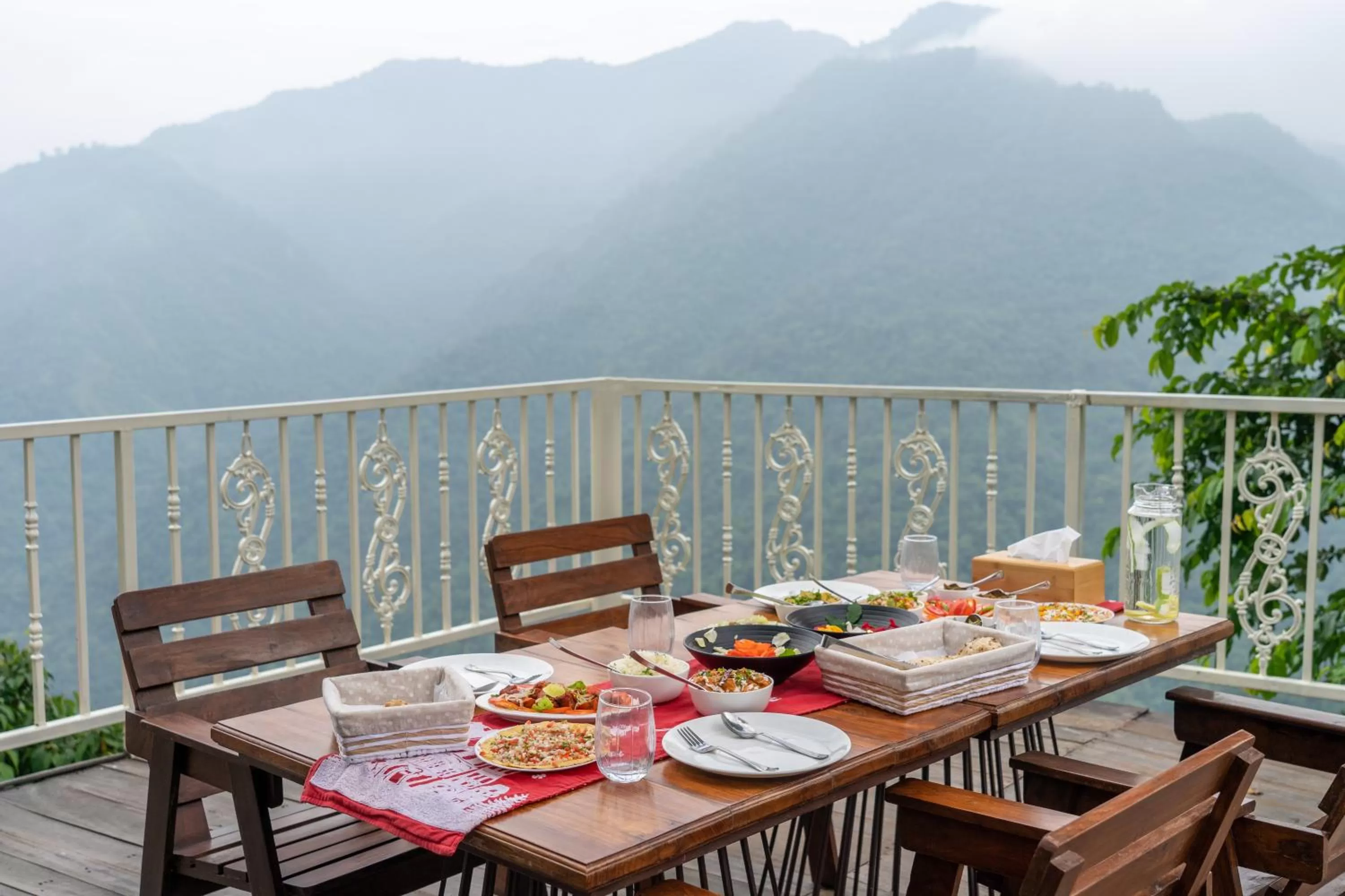 Mountain view in Neer Ganga Resorts