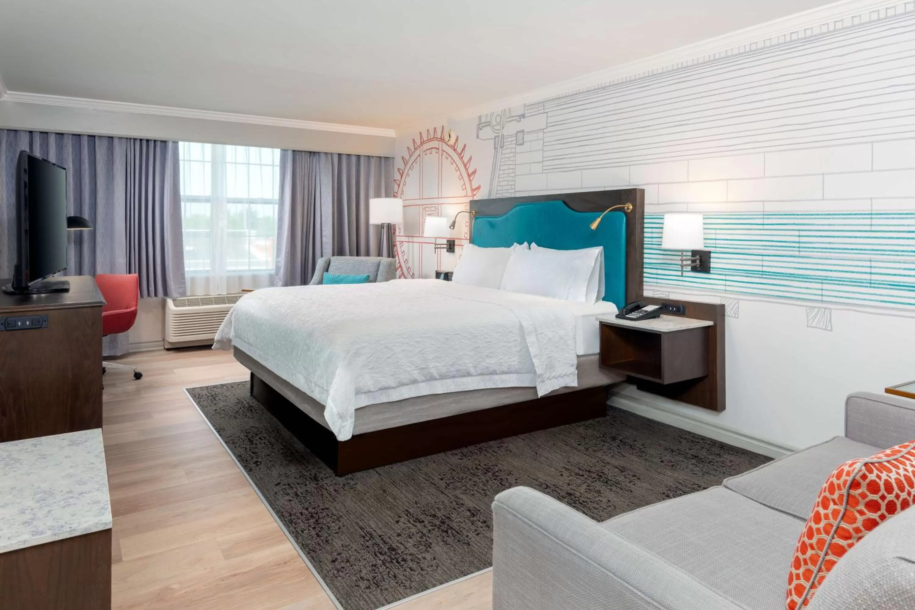 Bedroom, Bed in Hampton Inn Buffalo-Williamsville