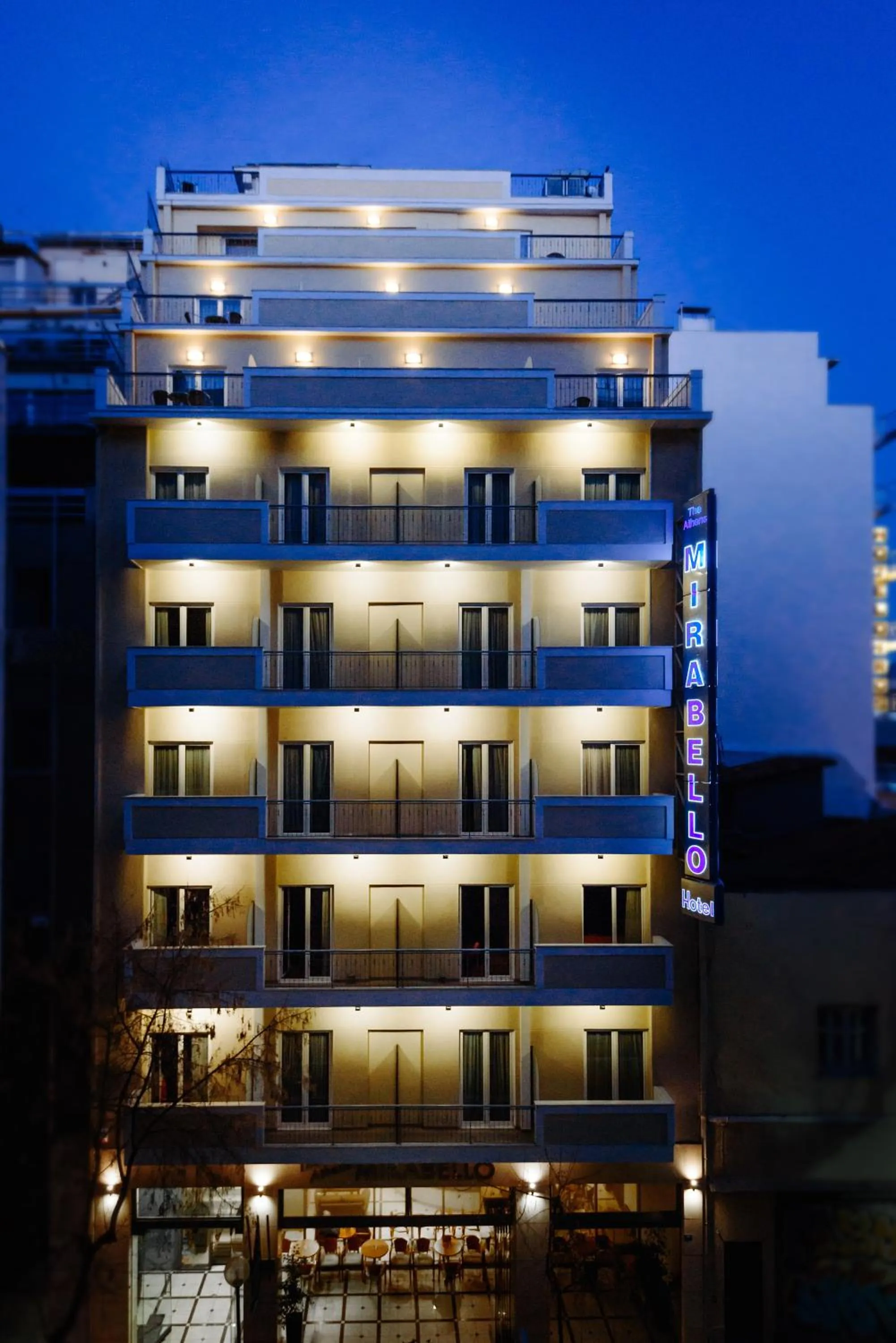 Facade/entrance in Athens Mirabello