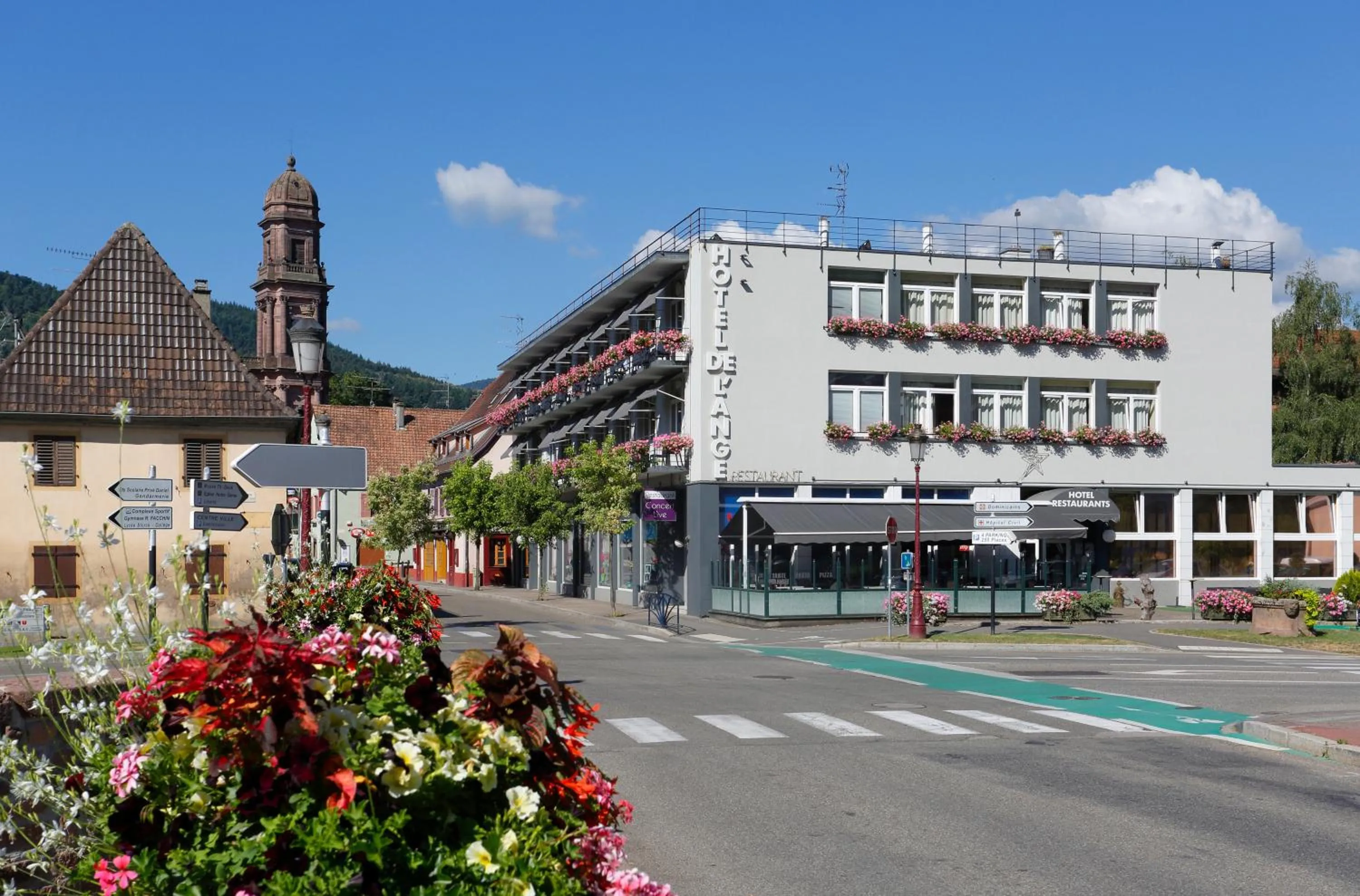 Property building in The Originals City Hotel de l Ange Guebwiller