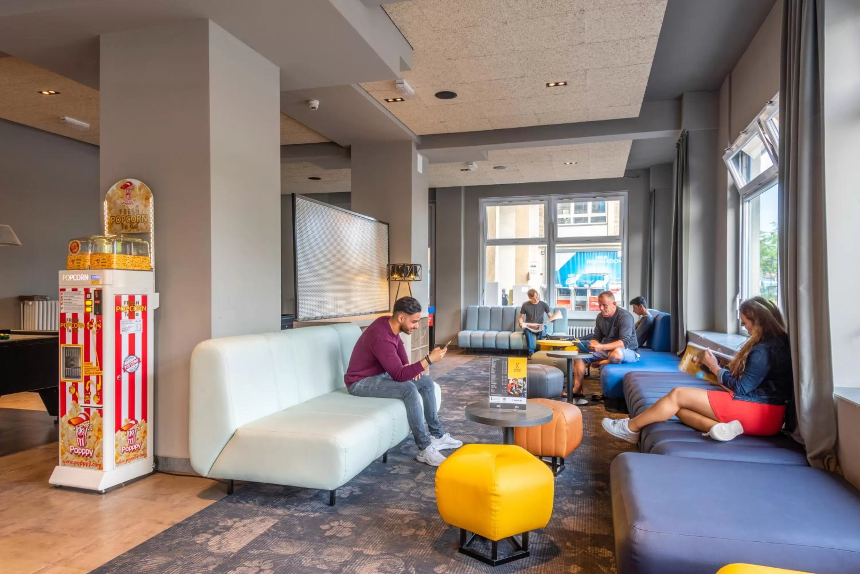 Lobby or reception in a&o Hamburg City