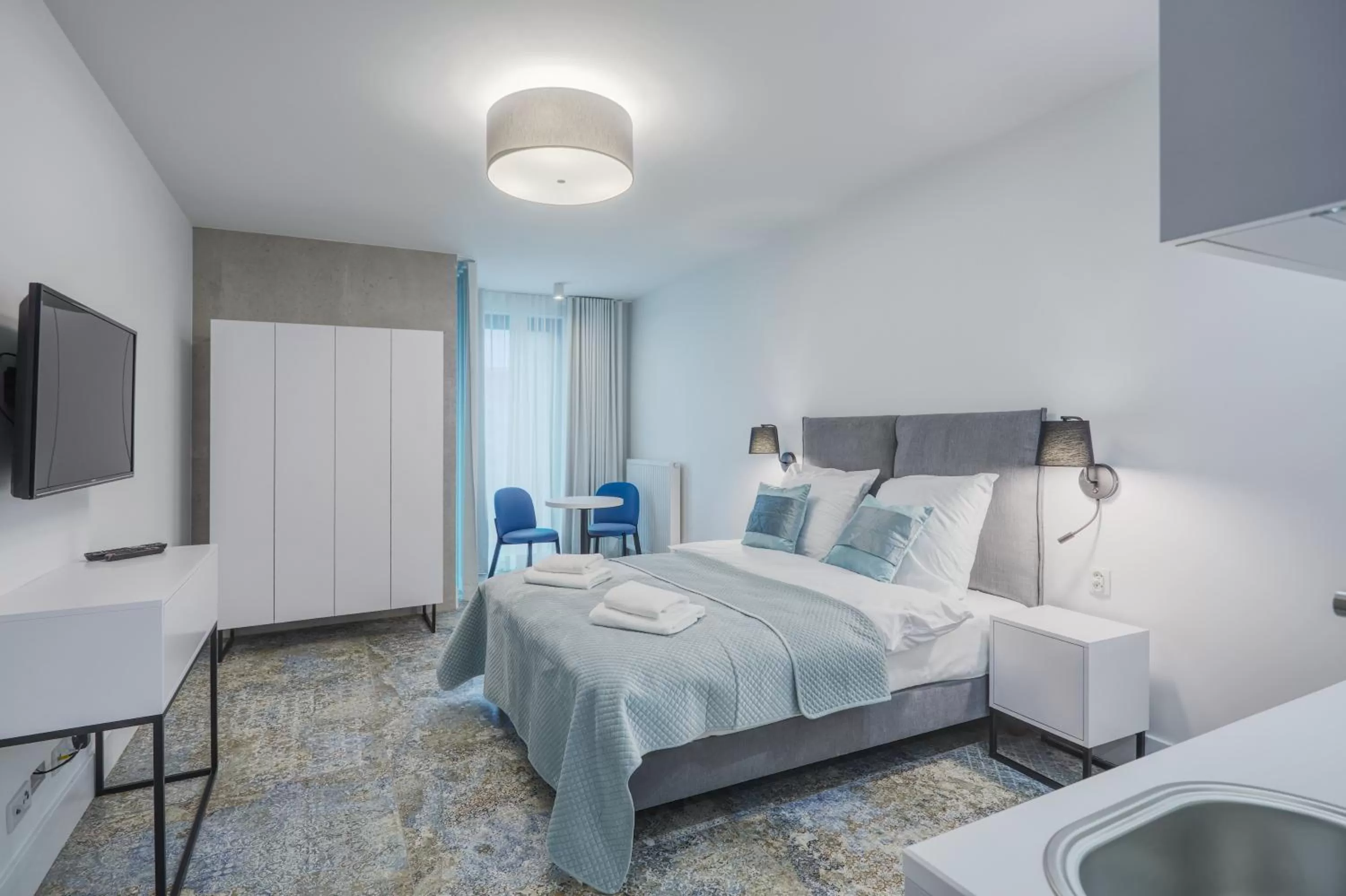 TV and multimedia, Bed in RAJSKA 3 by PI Apartments