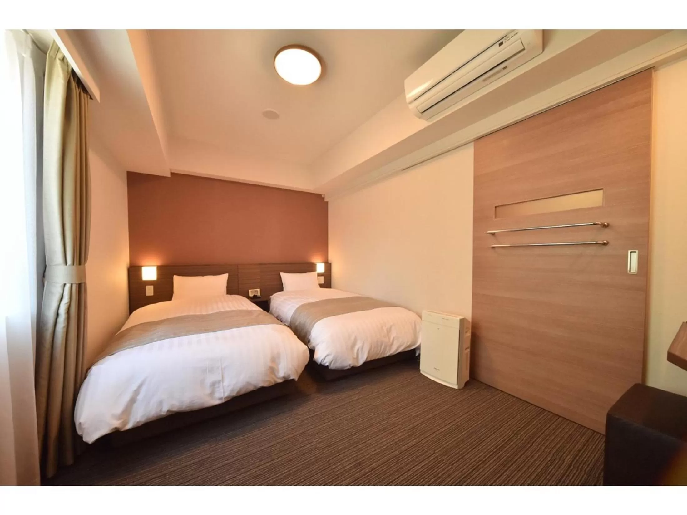 Day, Bed in Dormy Inn Abashiri