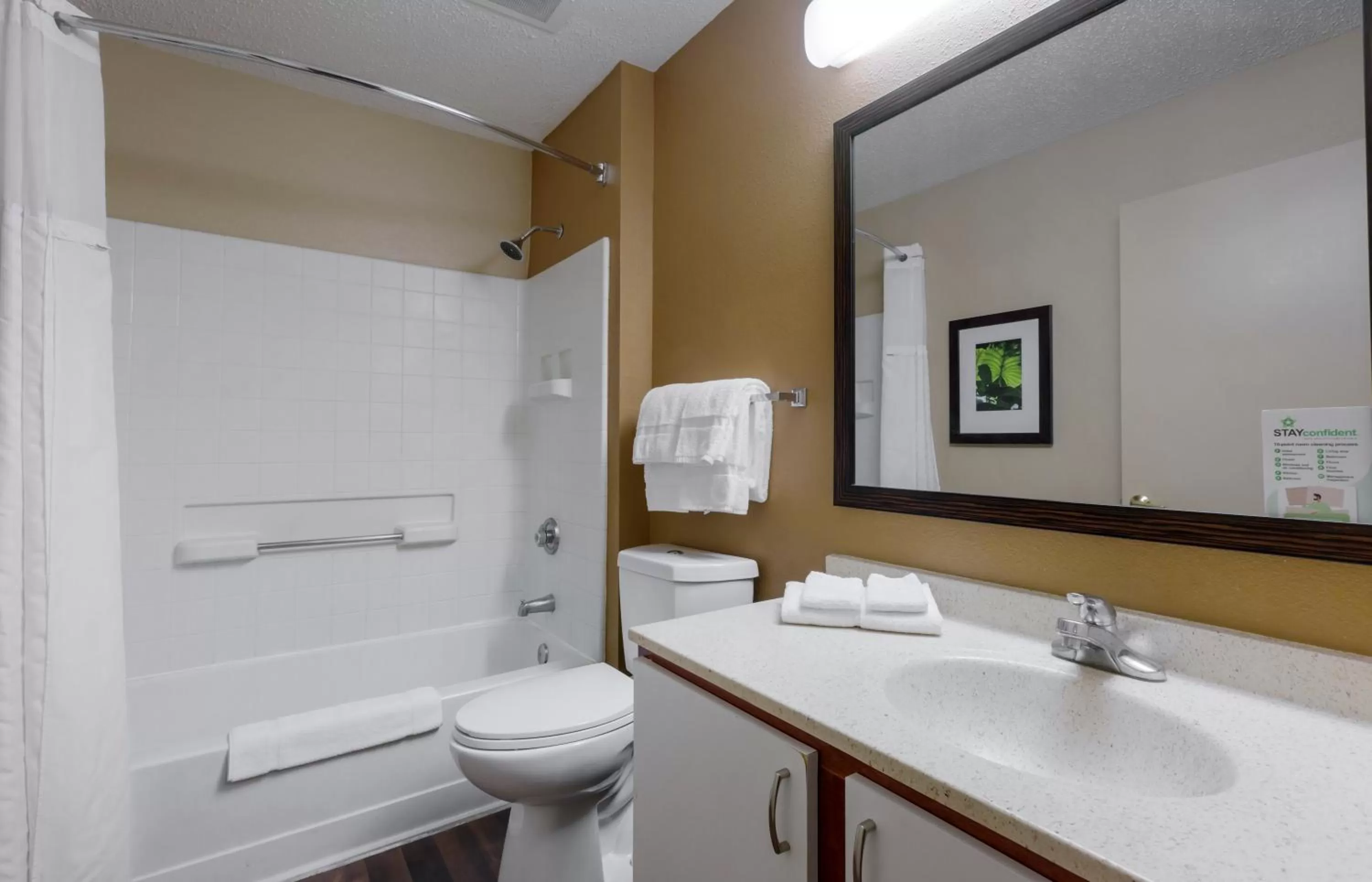 Shower in Extended Stay America Suites - El Paso - West