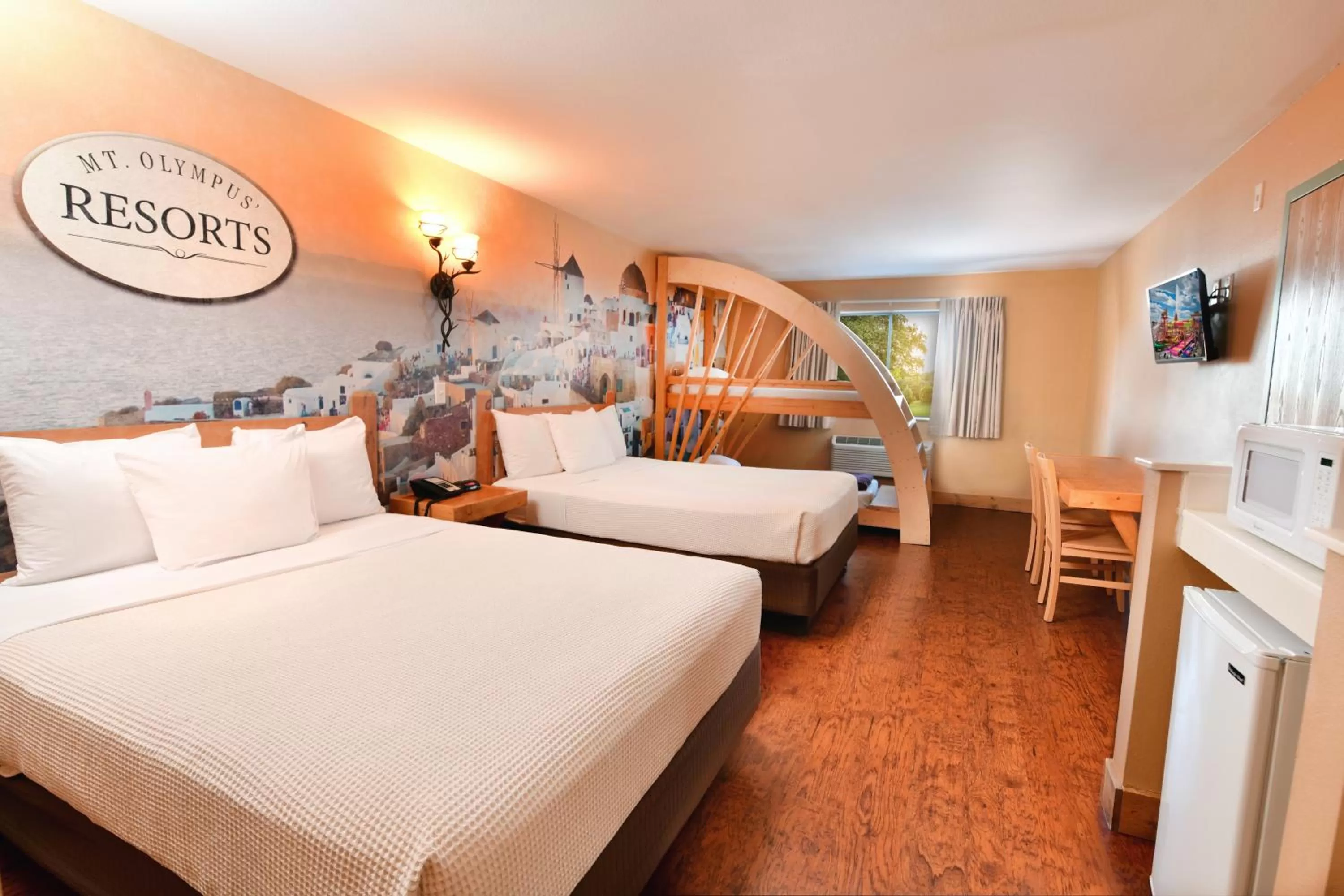 Bed in MT. OLYMPUS WATER PARK AND THEME PARK RESORT