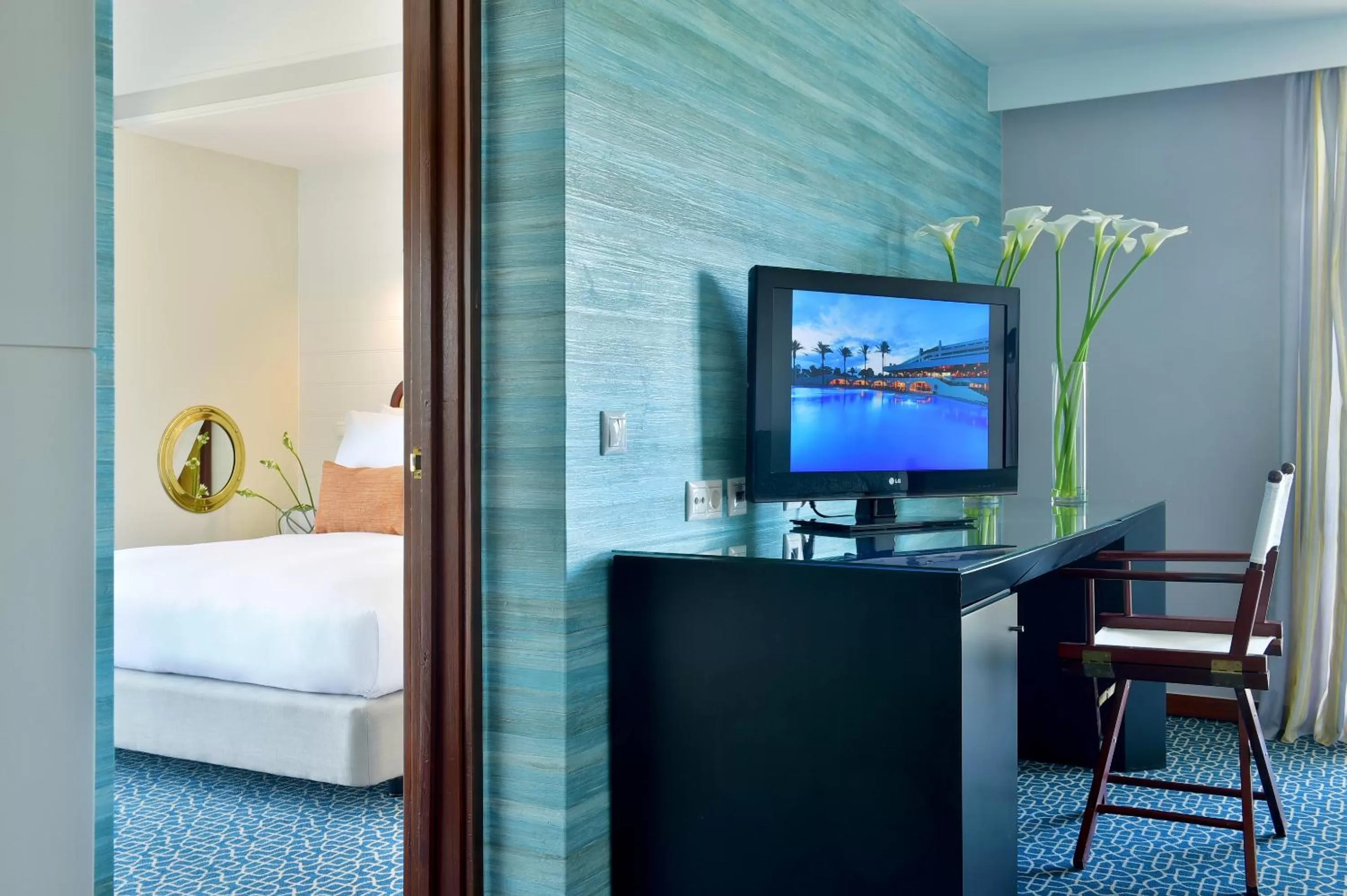 Living room, Bed in Pestana Alvor Praia Premium Beach & Golf Resort