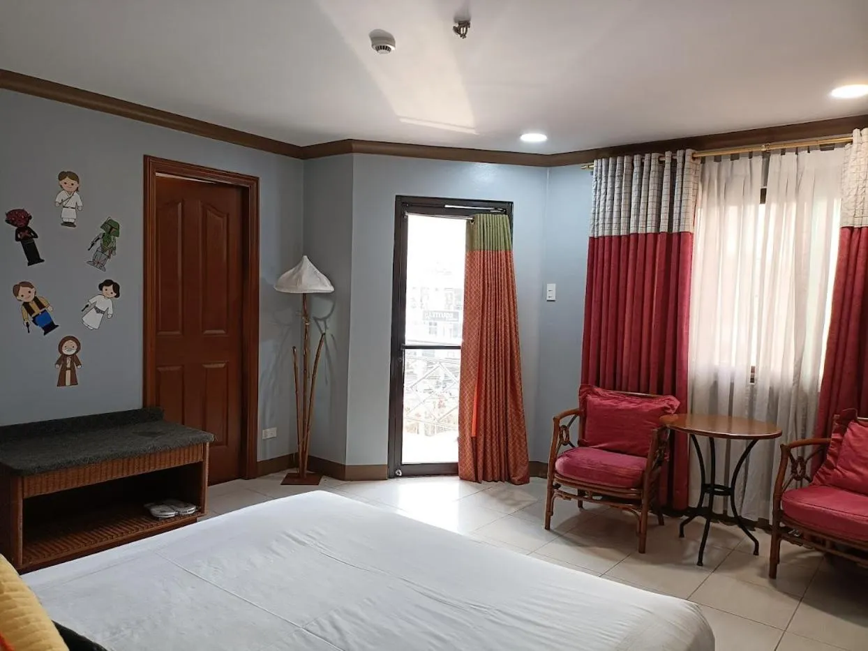 Bed in The Golden Pine Hotel