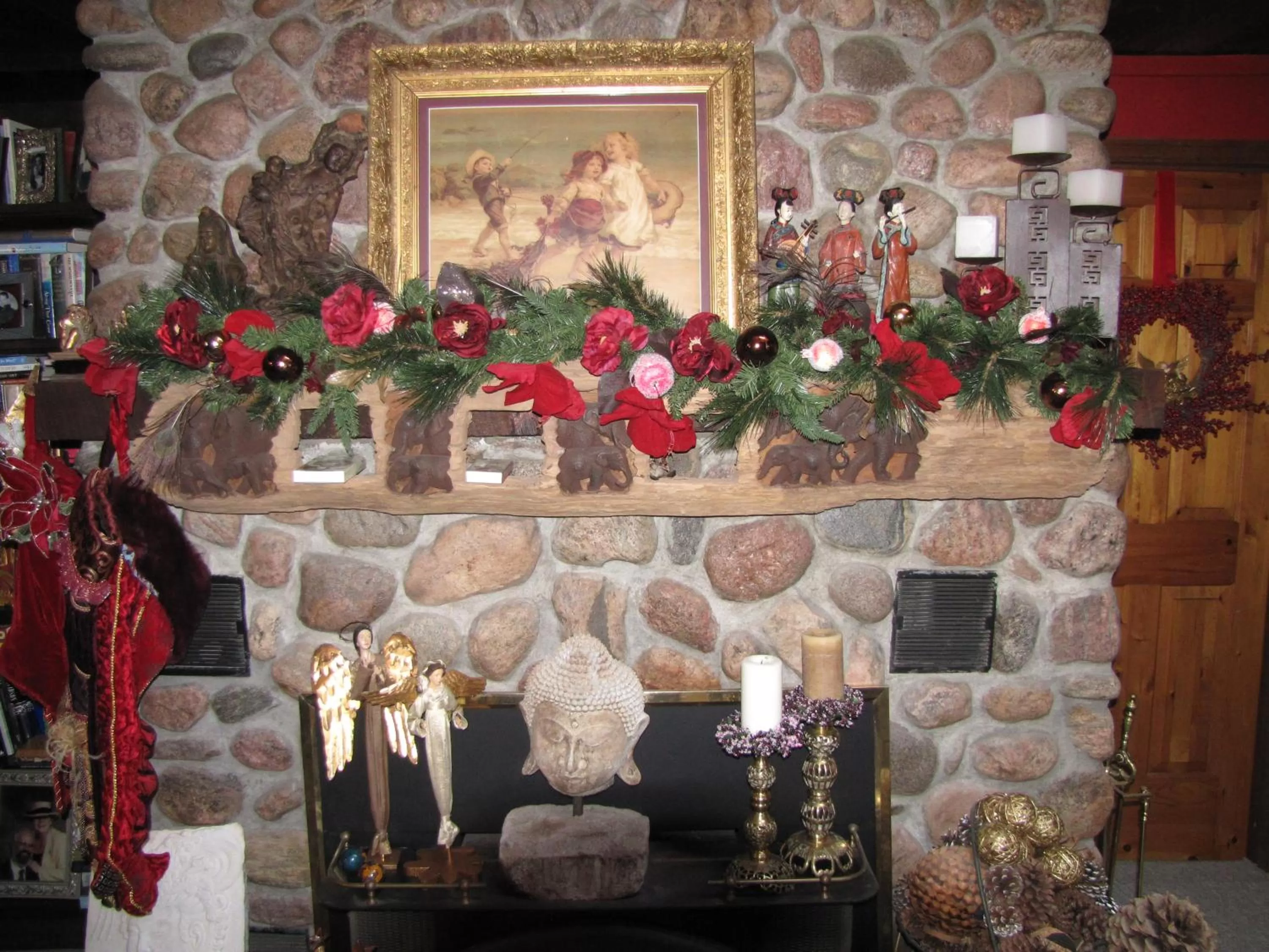 Decorative detail in Shambhala Bed and Breakfast