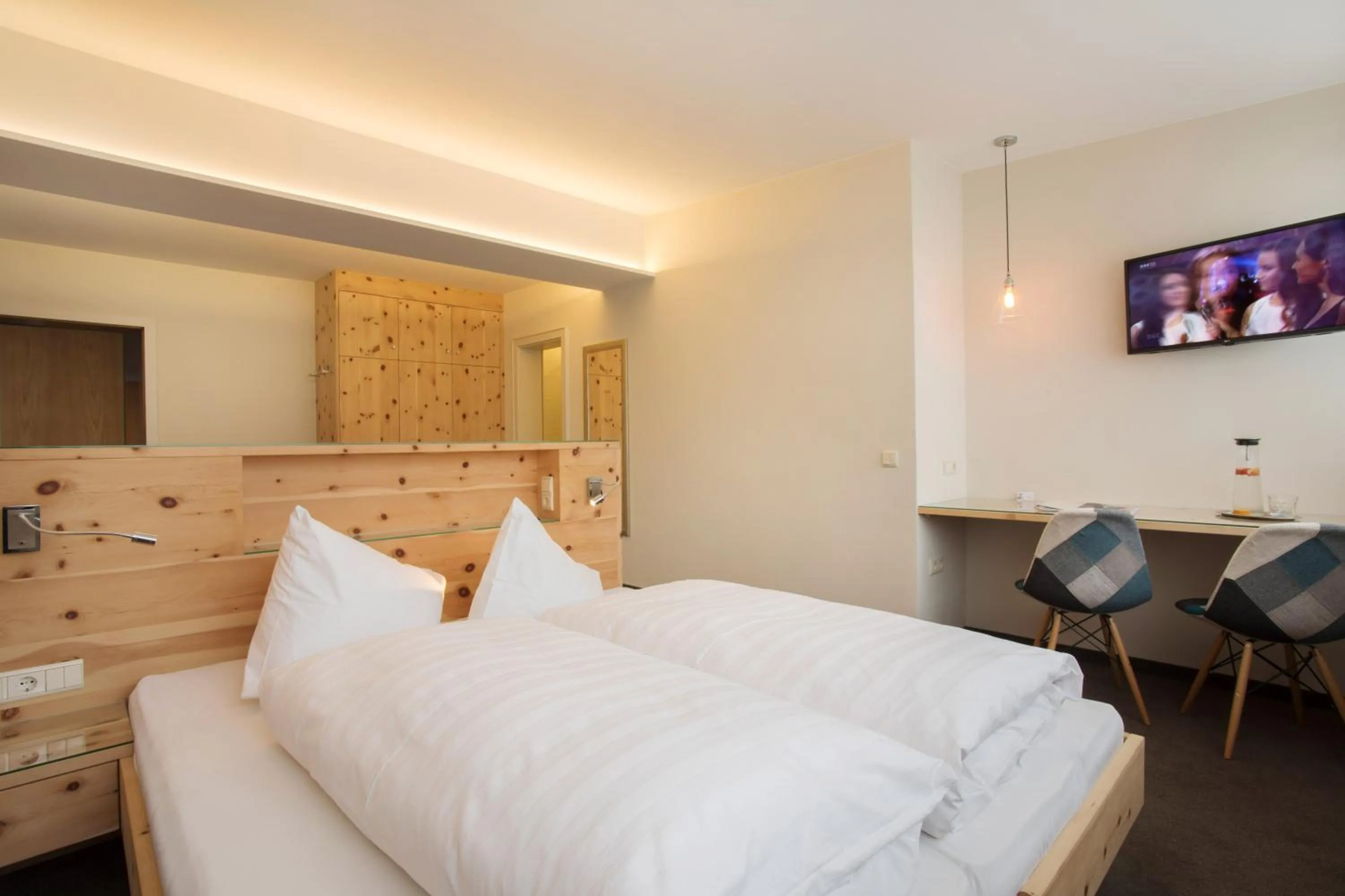 Decorative detail, Bed in Bed&Breakfast Pension Hilpold