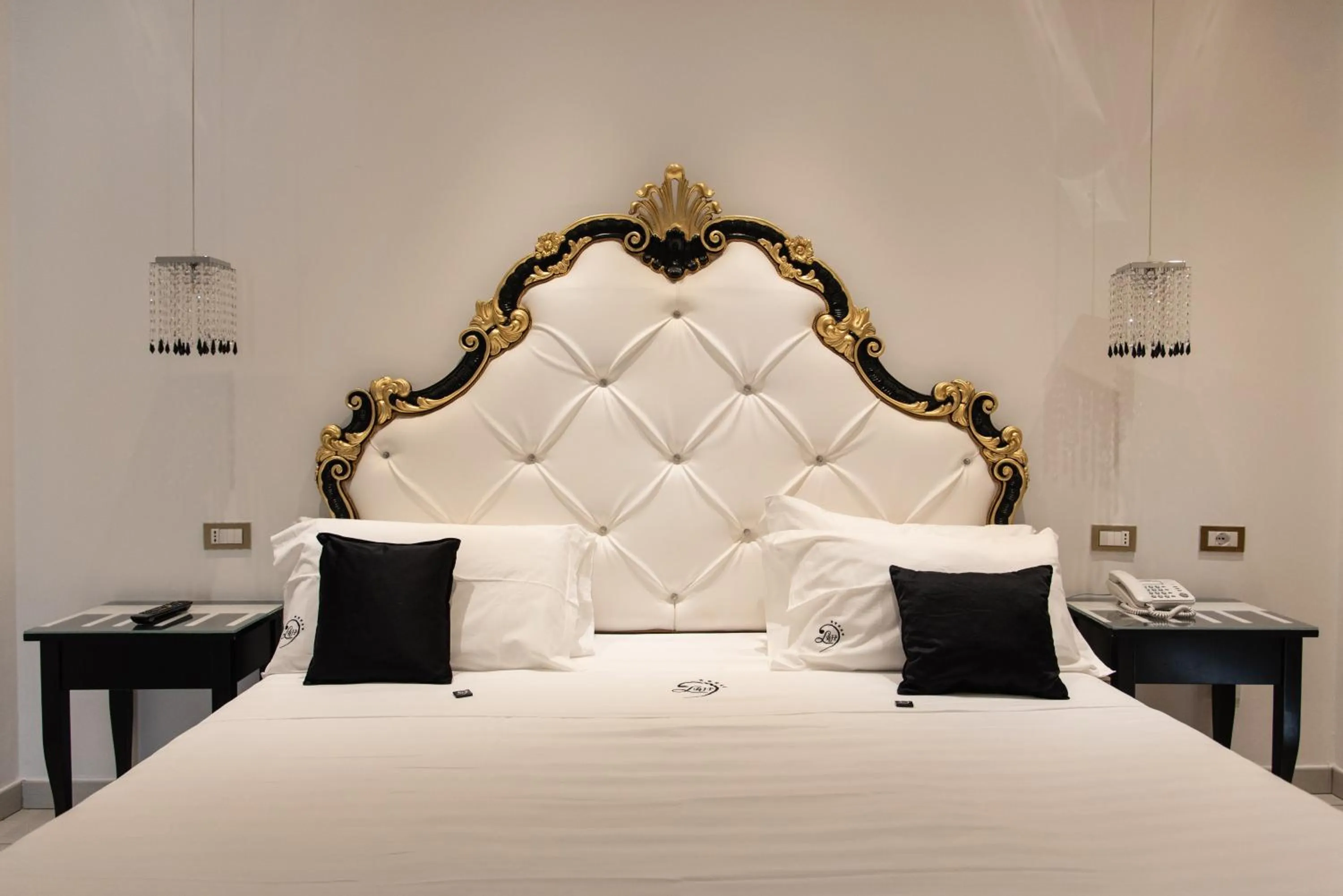 Bed in Ludwig Boutique Hotel & Spa