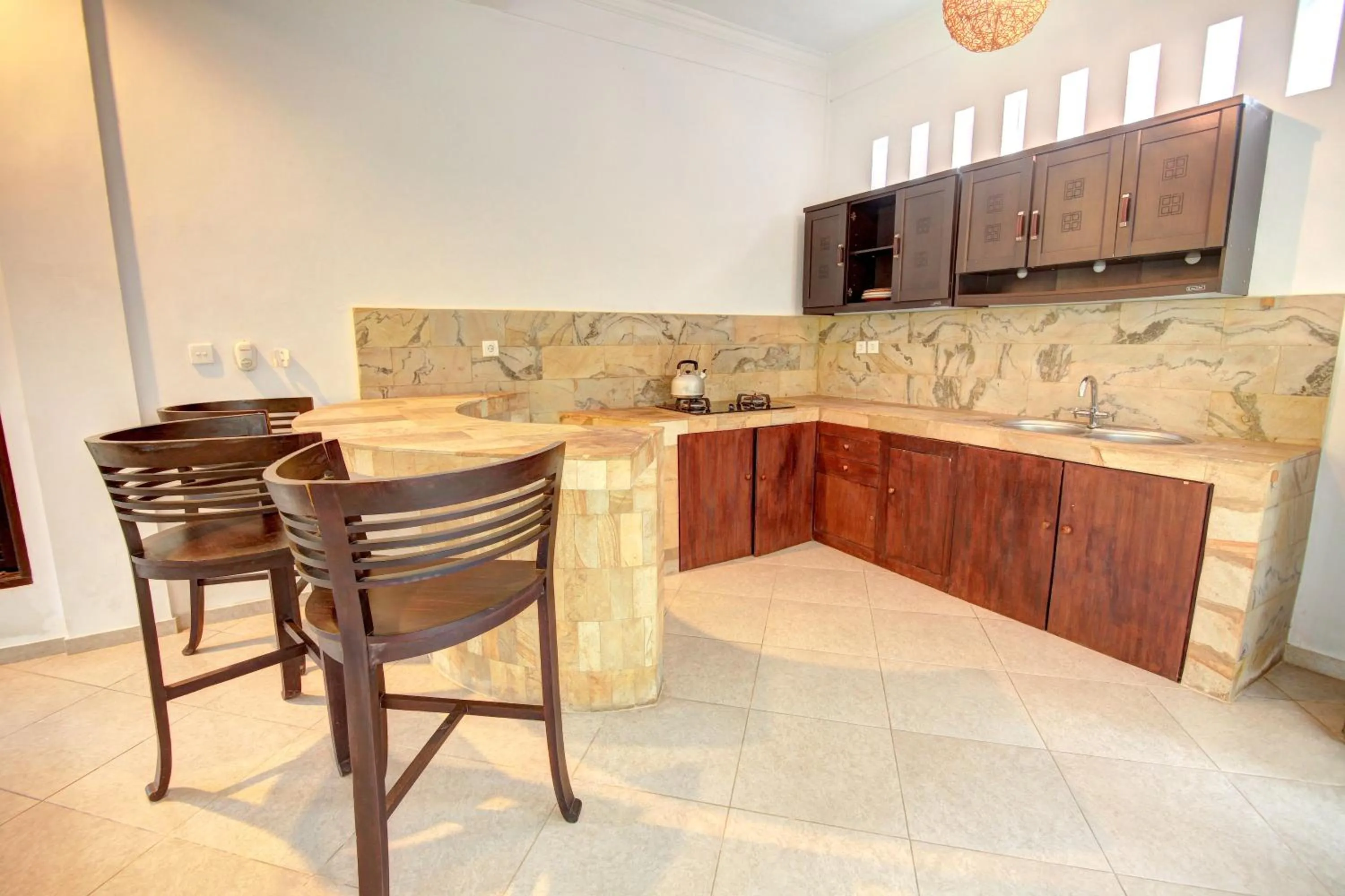 Kitchen or kitchenette in Bali Dream Resort Ubud