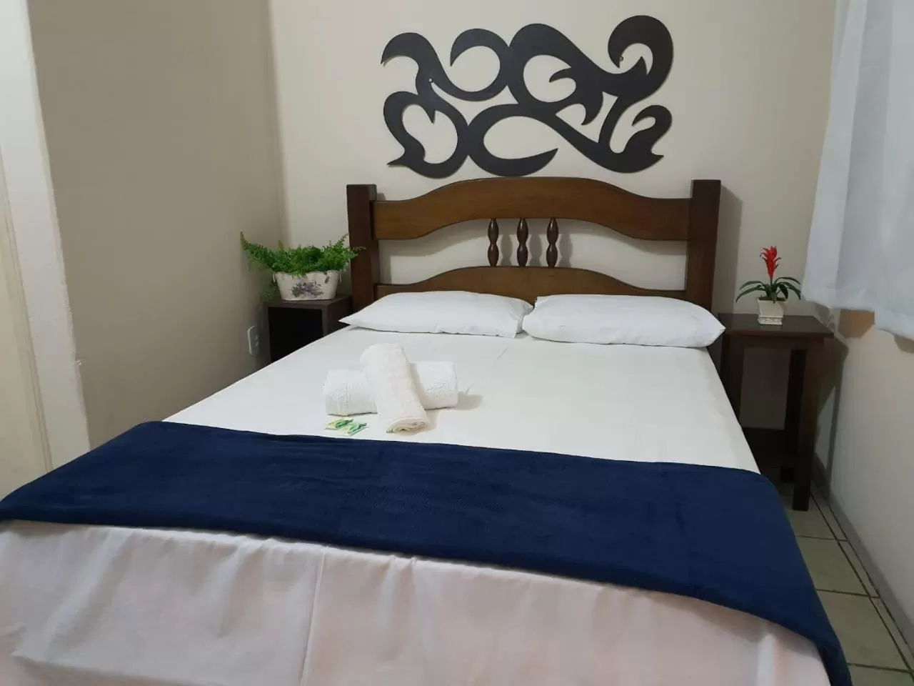 Bed in Pousada Dois Rios