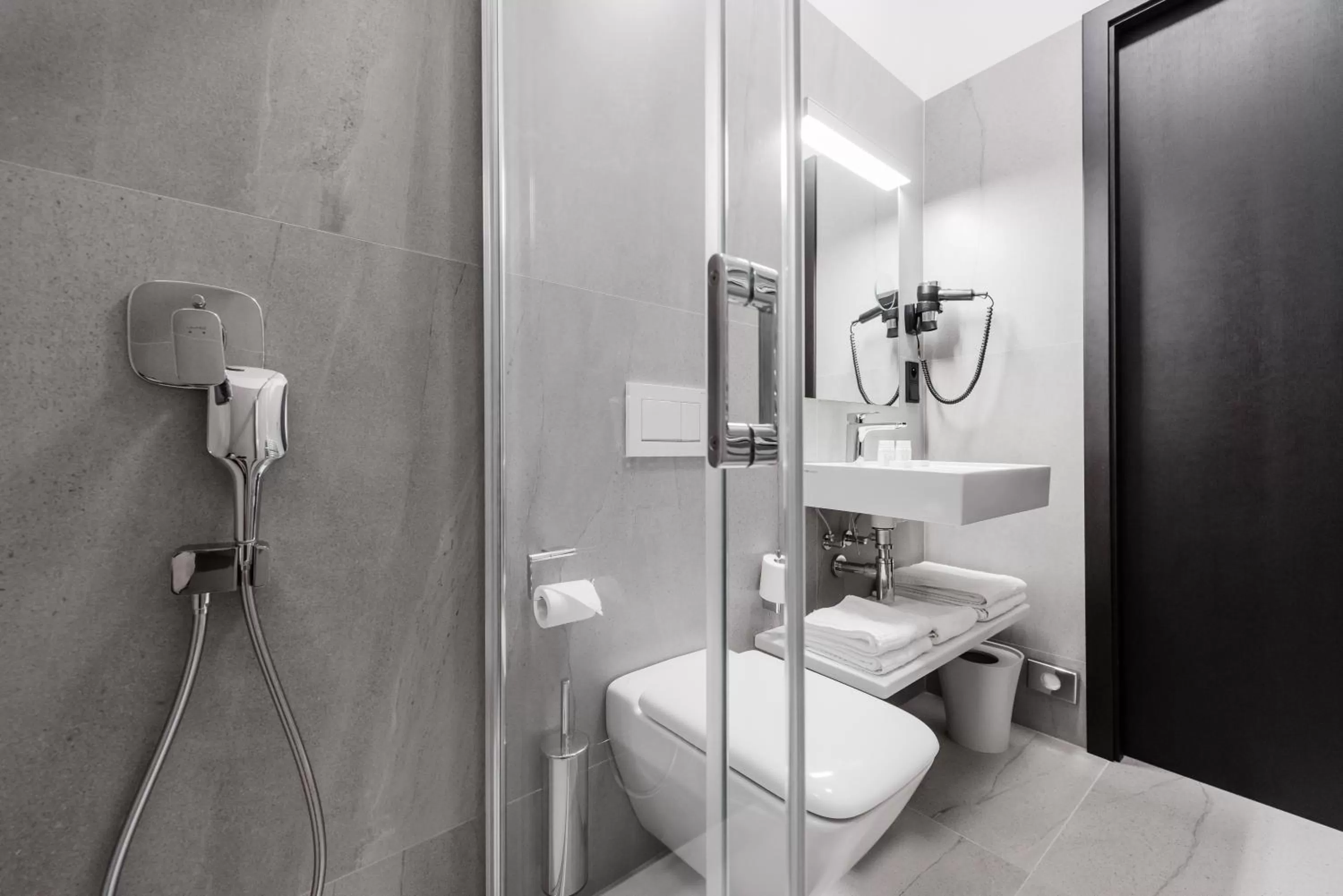 Toilet in Theresian Hotel