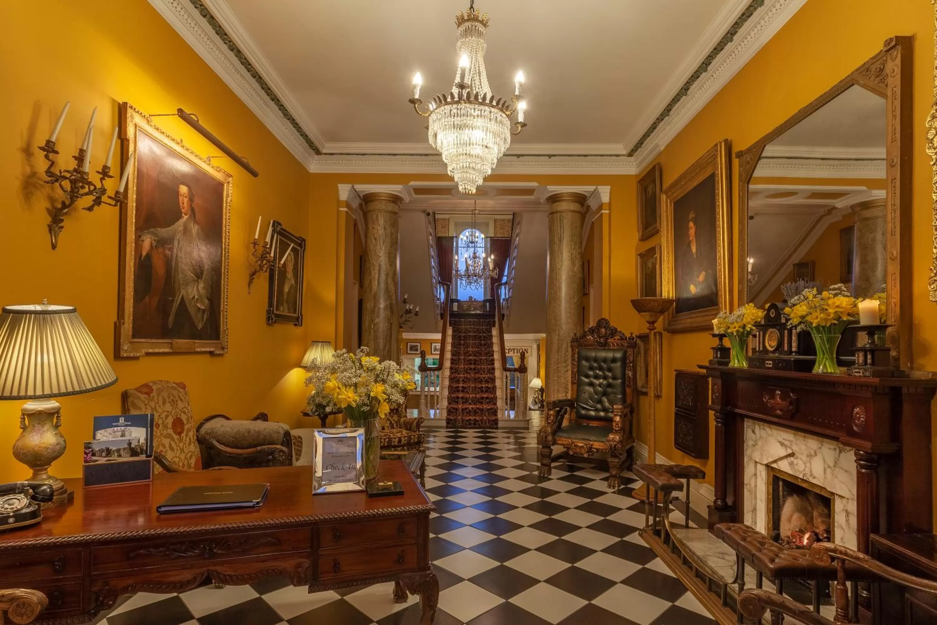 Facade/entrance in Ballyseede Castle