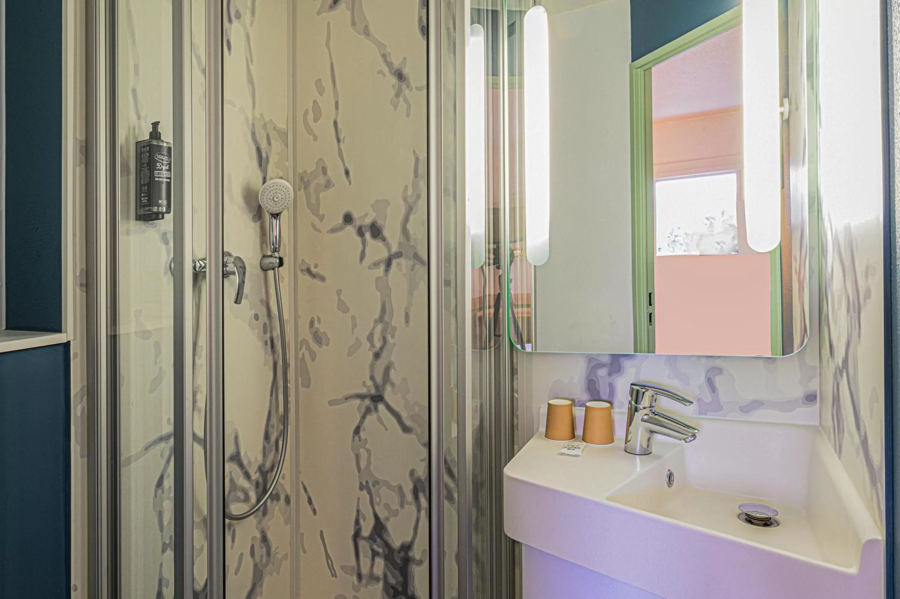 Shower in Ibis budget Saint-Étienne stade