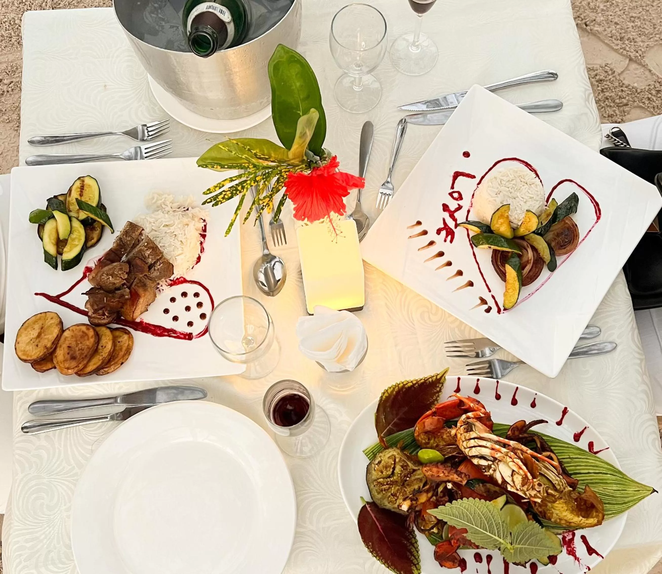 Food in Seashore Villa