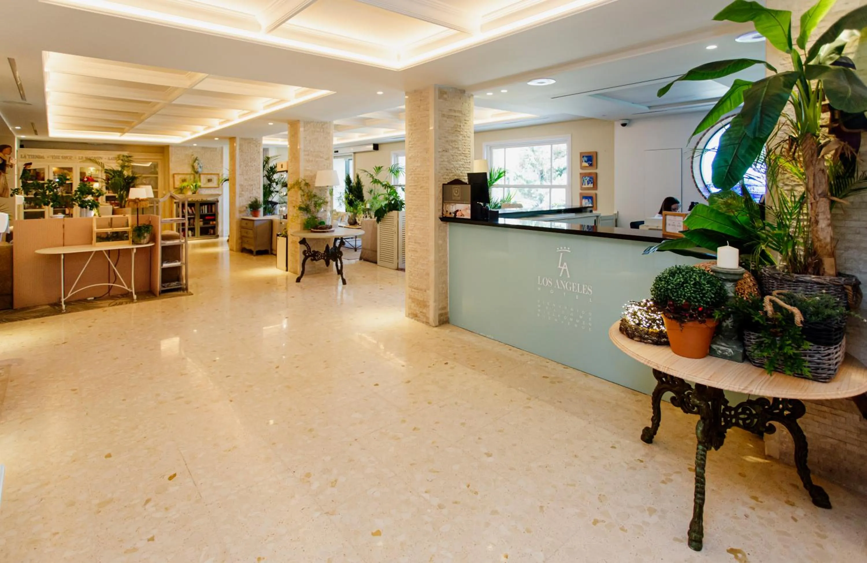 Lobby or reception in Hotel Los Ángeles Denia