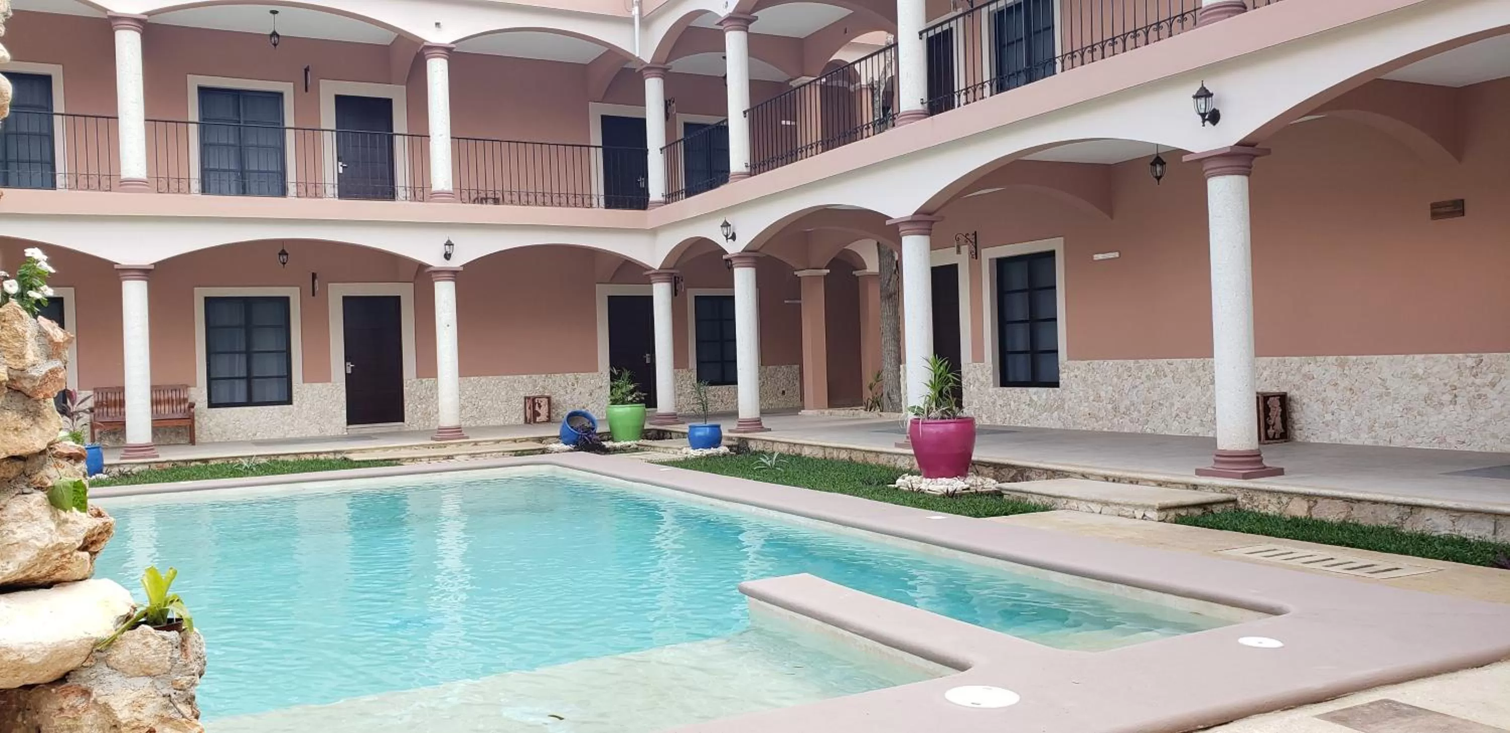 Property building in Hotel Los Frailes, Valladolid, Yucatán