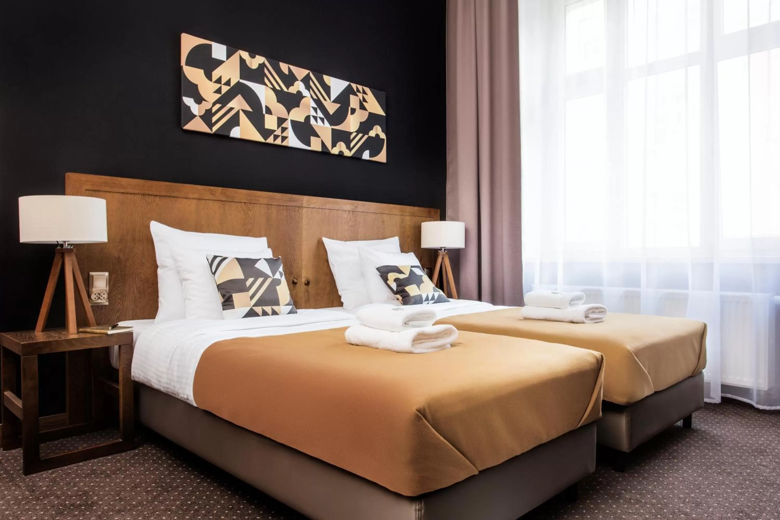 Bed in Zulian Aparthotel by Artery Hotels