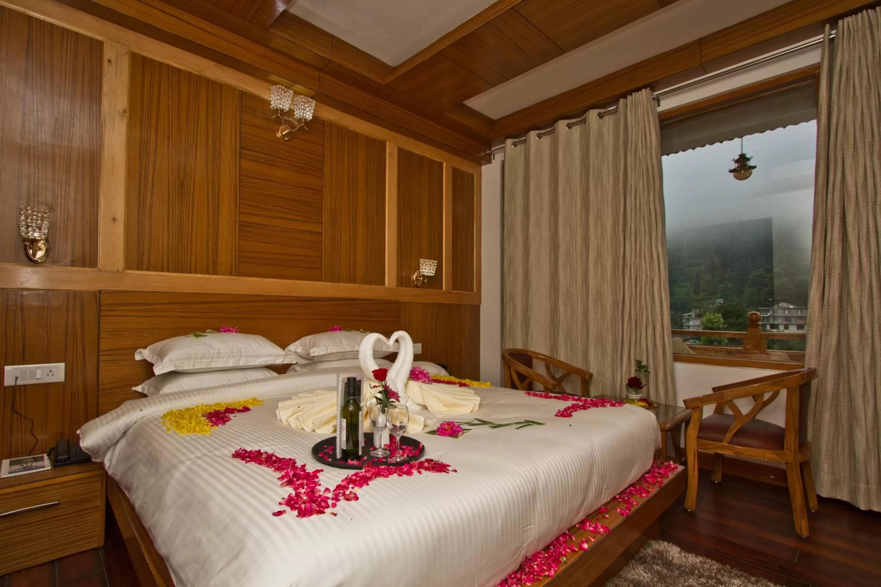 Decorative detail, Bed in Kalista Resort