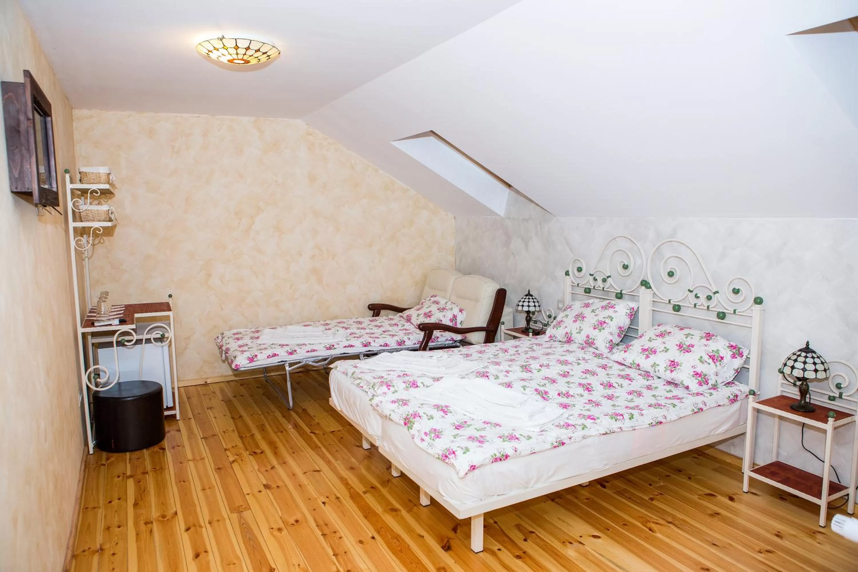 Bed in Country Court