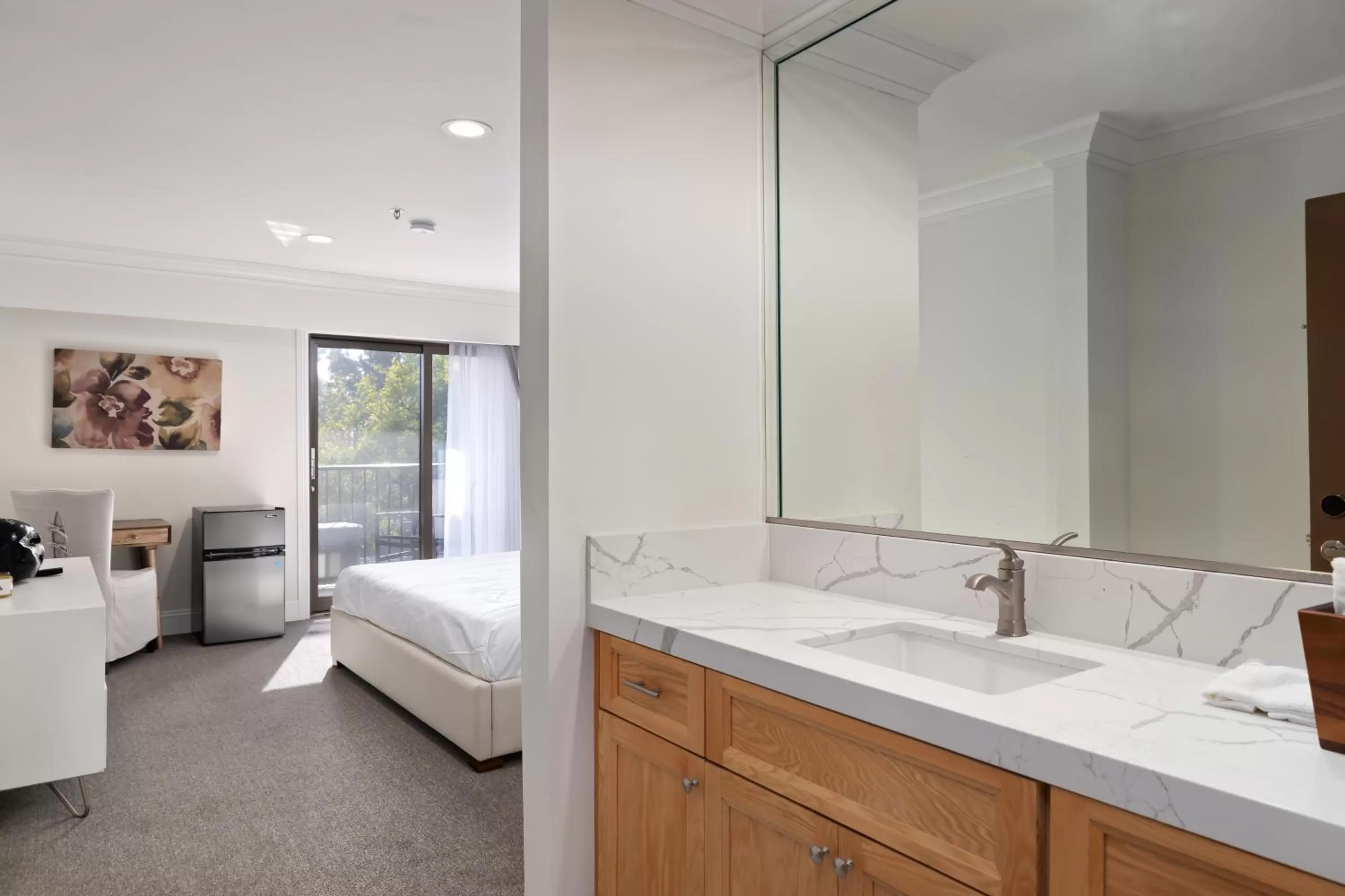 Bed in Hotel Huntington