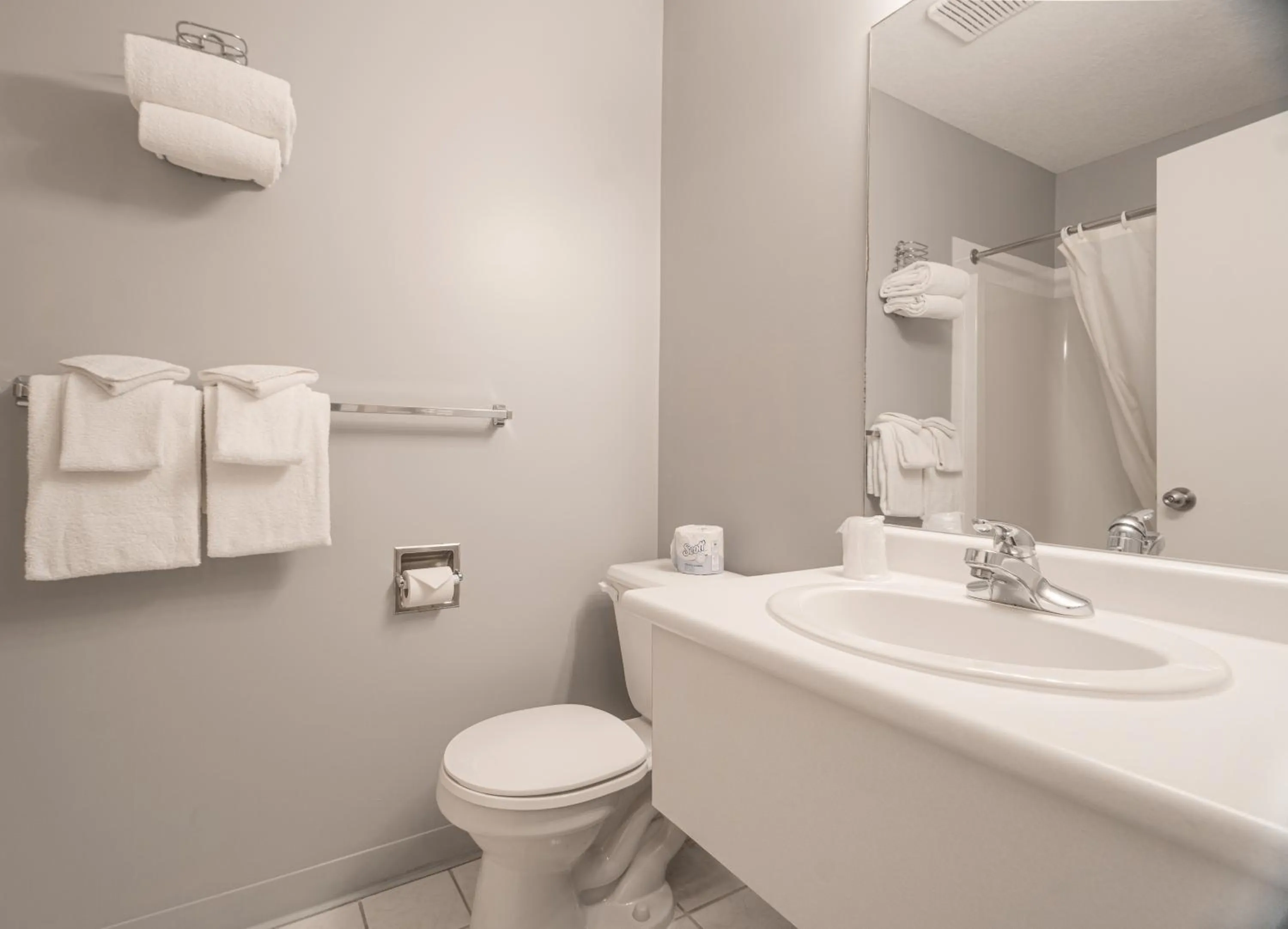 Toilet in Mountain View Inn