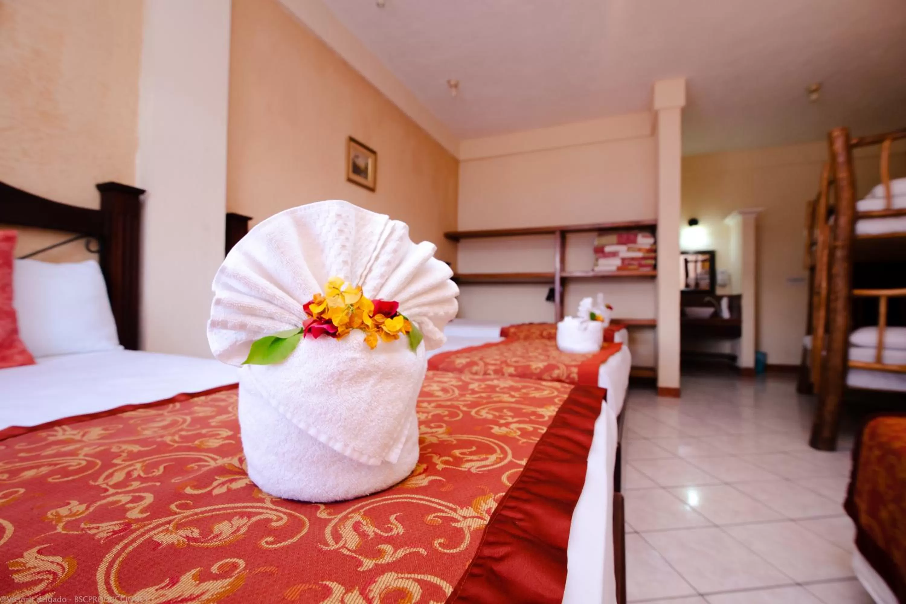 Bedroom, Bed in Hotel Quinta Maya
