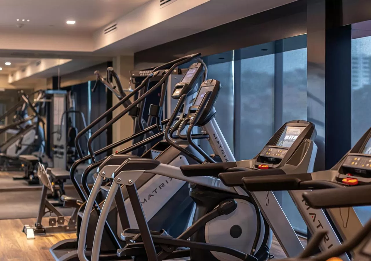 Fitness centre/facilities in Hotel Real del Rio