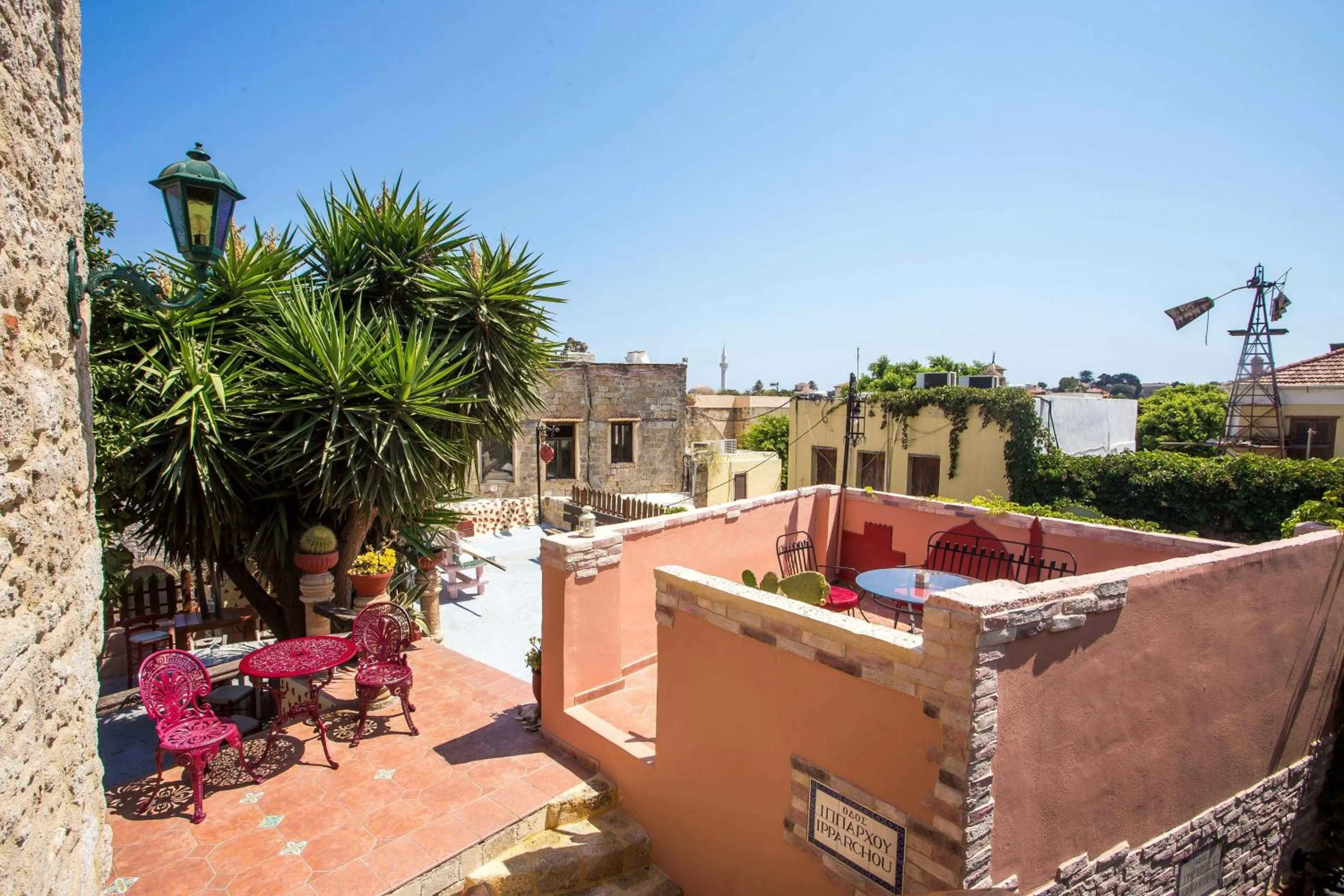 Patio in Attiki Hotel