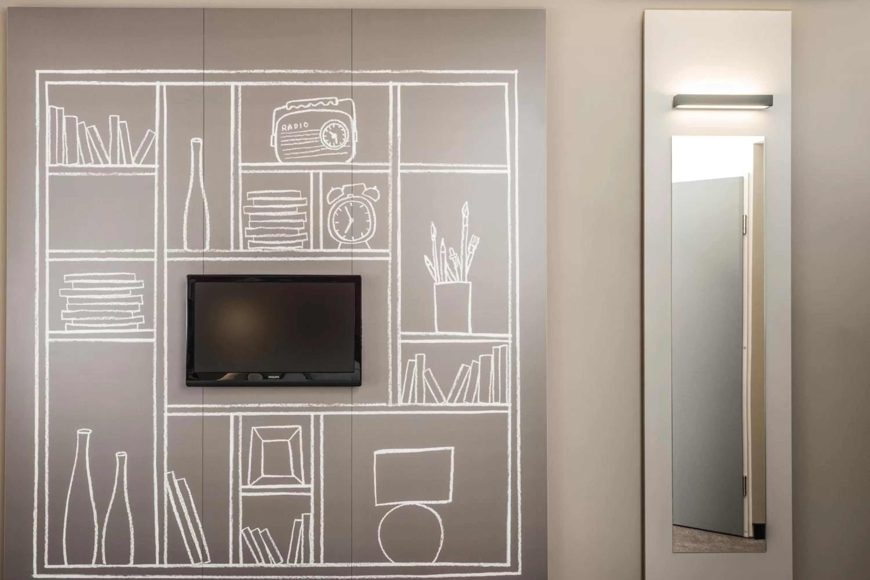 Decorative detail in ibis Marne La Vallee Champs-sur-Marne