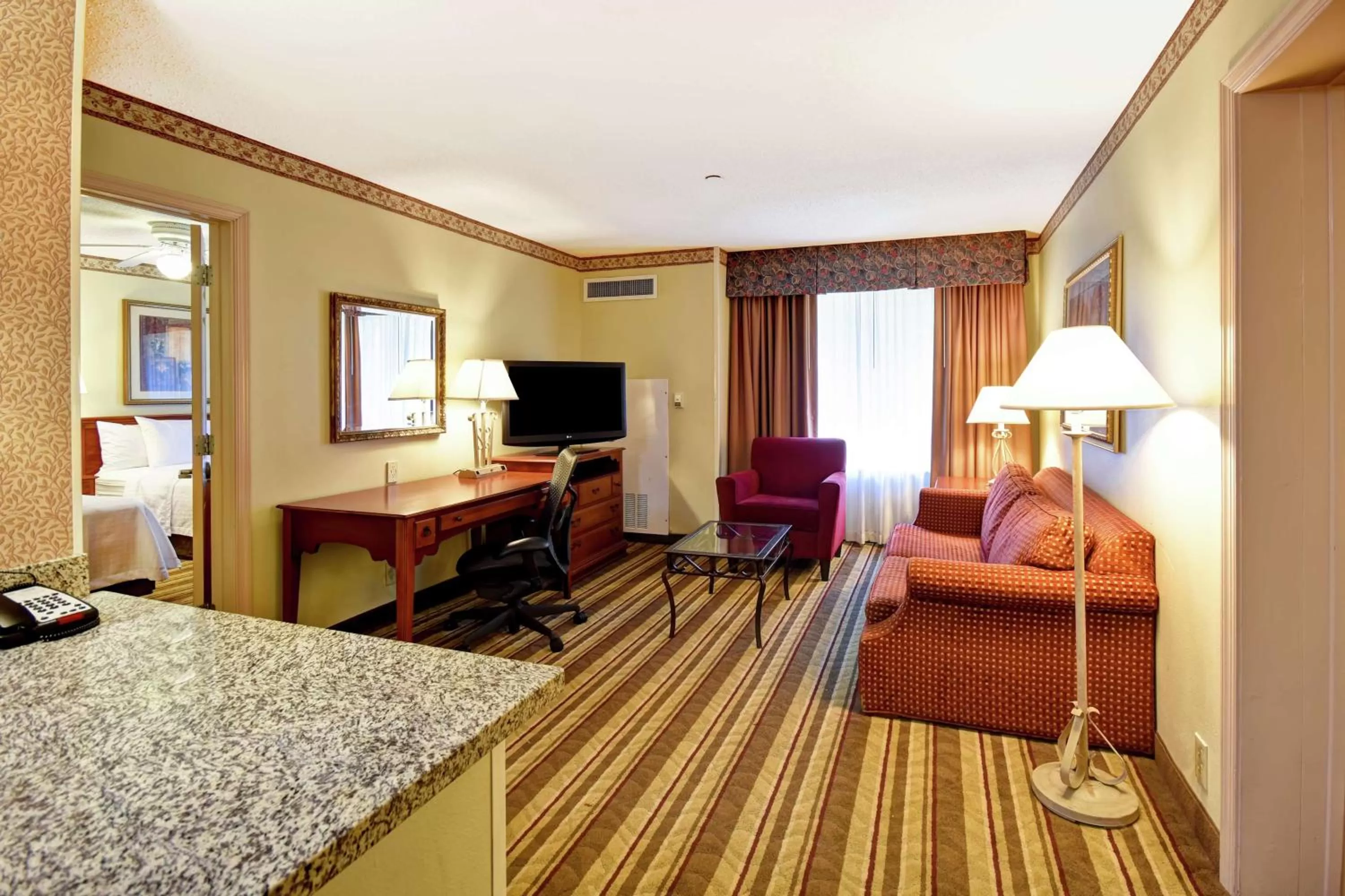 King Suite with Shower Disability Access in Homewood Suites by Hilton Chester
