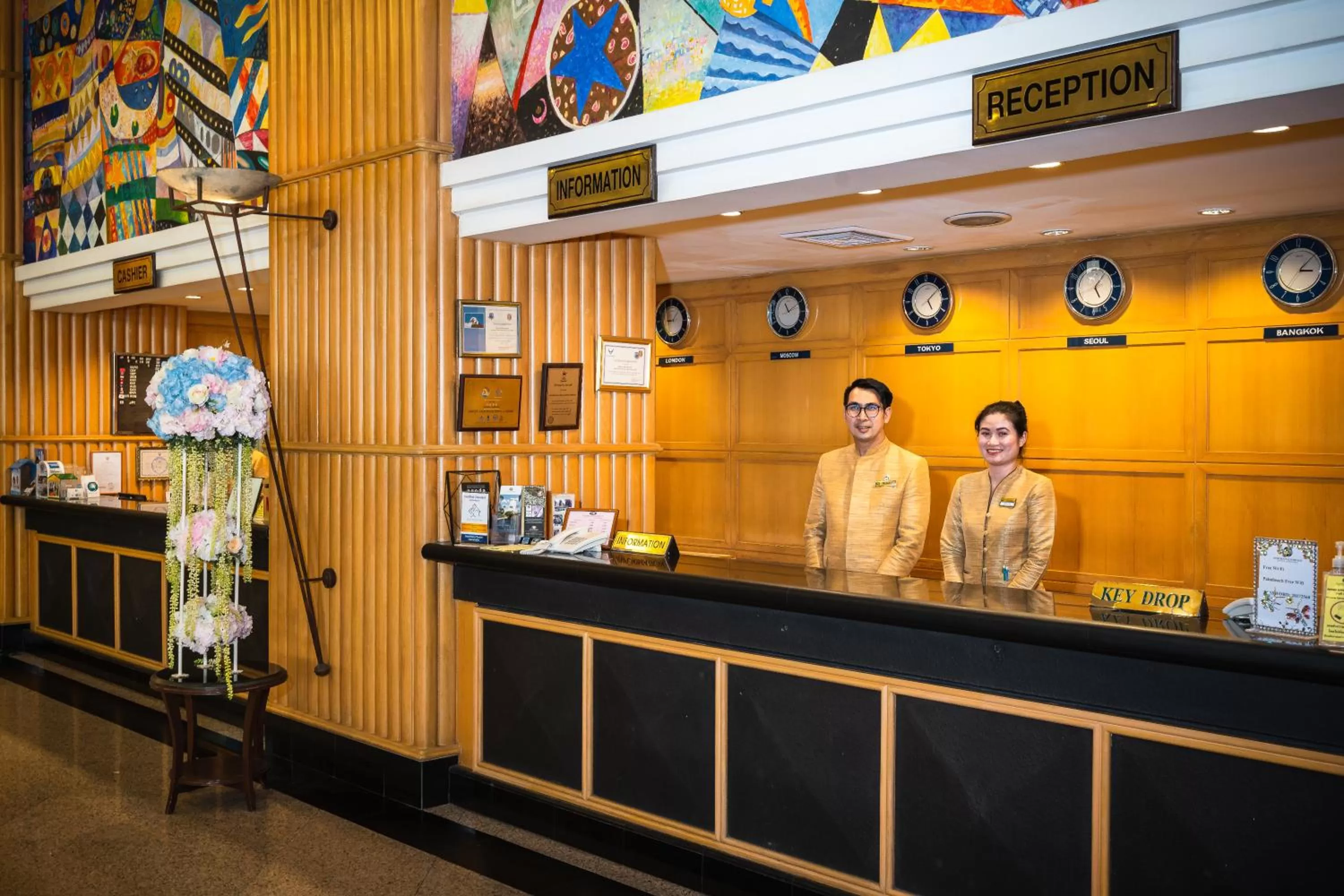 Lobby or reception in Jomtien Palm Beach Hotel and Resort