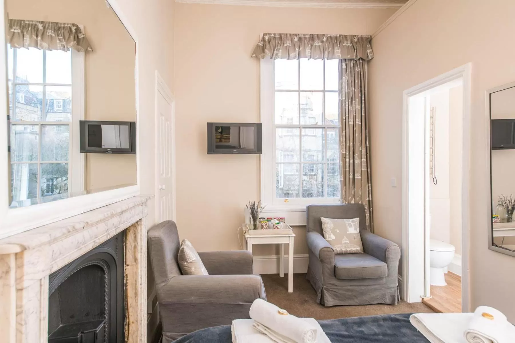 Seating area in The Henry Guest House