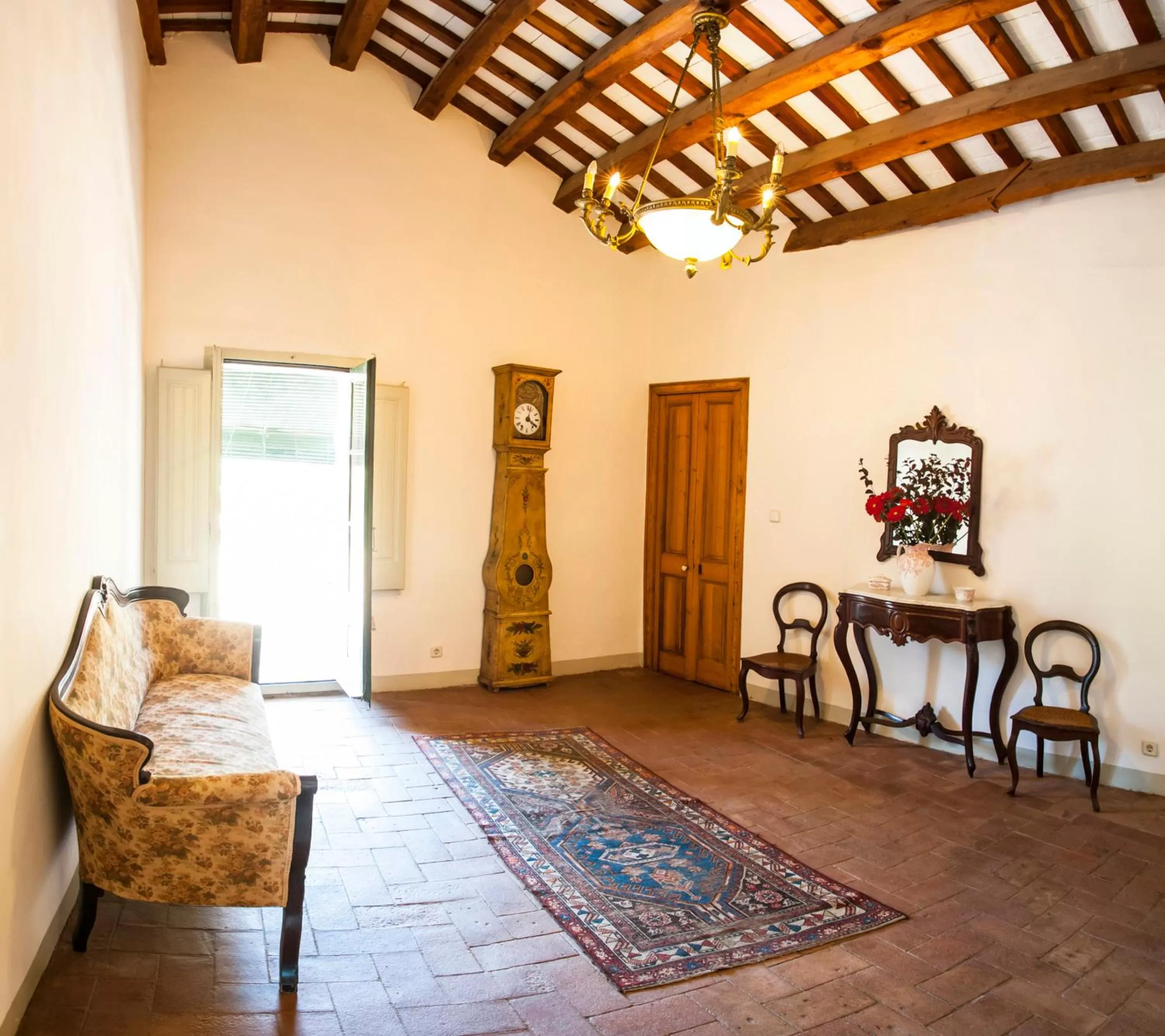 Communal lounge/ TV room, Seating Area in B&B Can Casadella