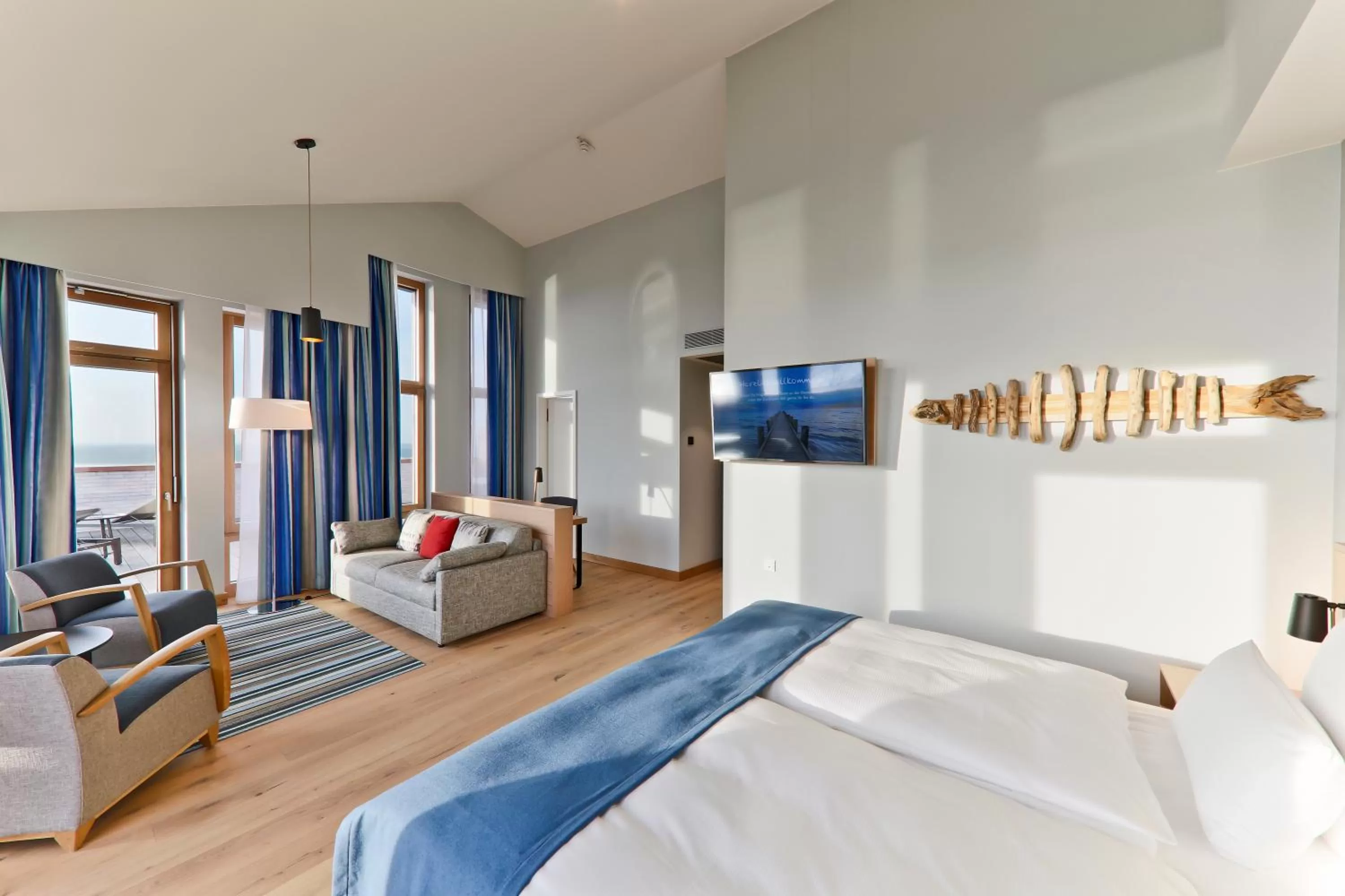 Day, Bed in Upstalsboom Wyk auf Föhr