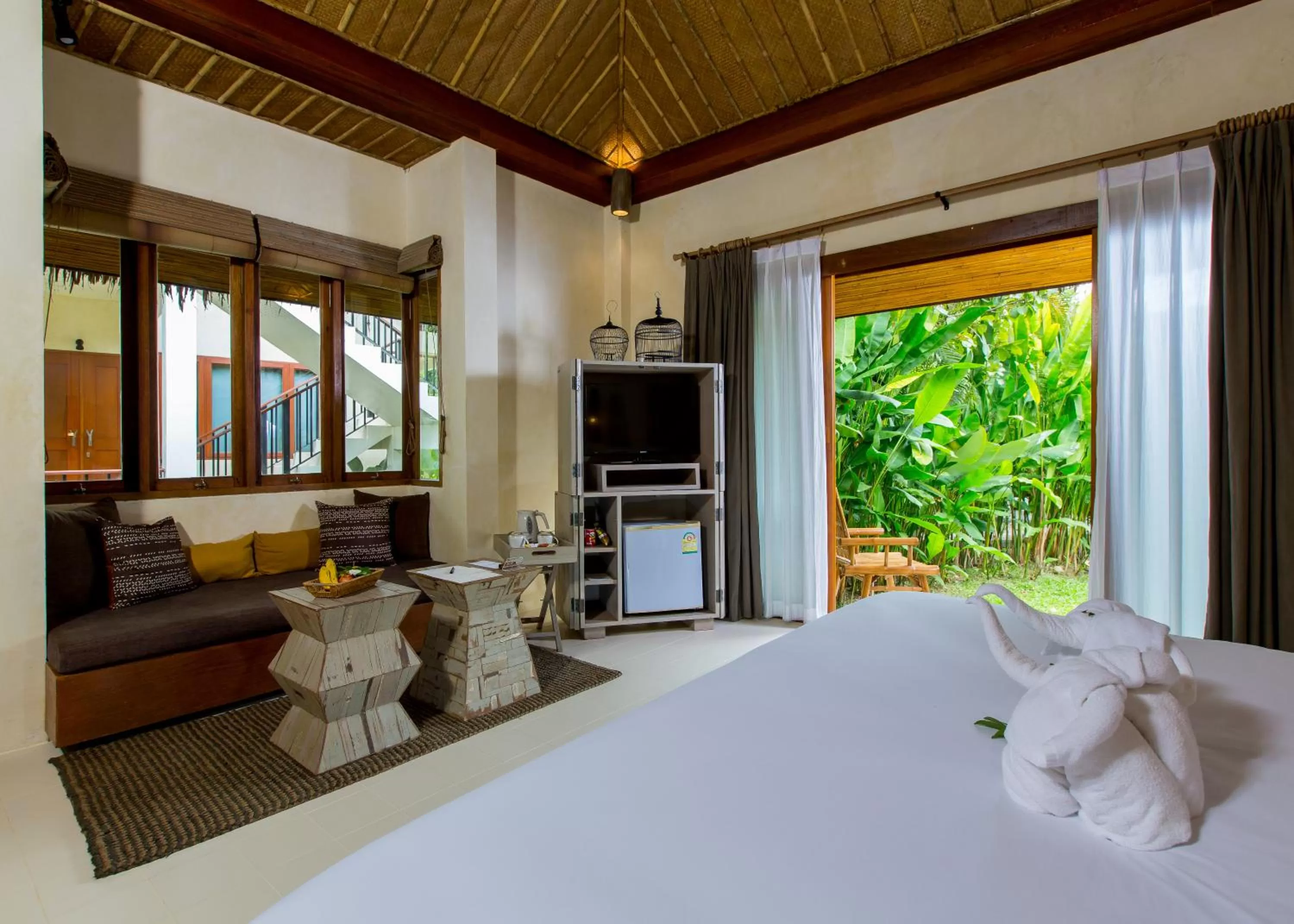 Balcony/Terrace, Bed in Bangsak Village - Adults Only - SHA Extra Plus