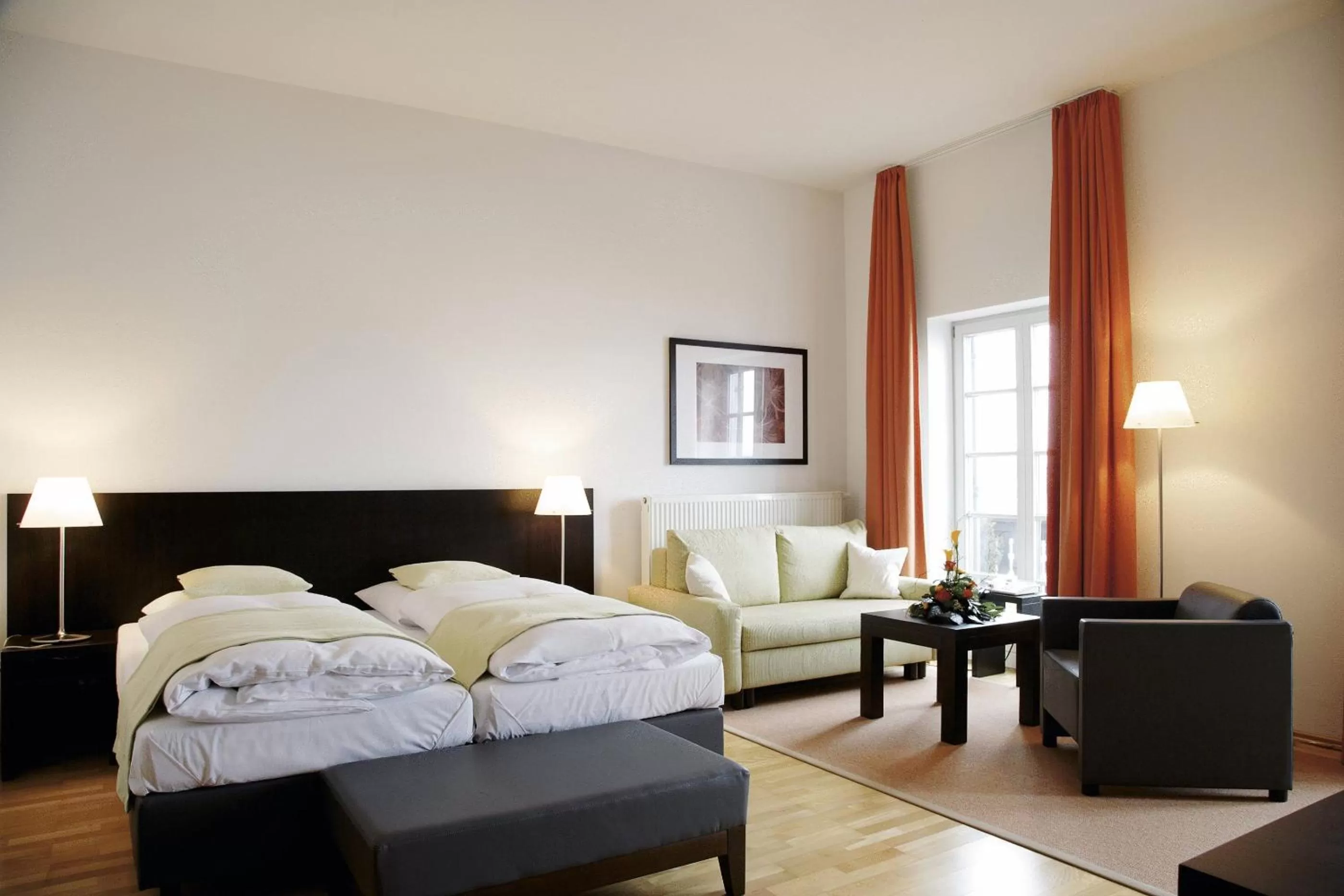 Photo of the whole room, Bed in Seeresidenz Alte Post