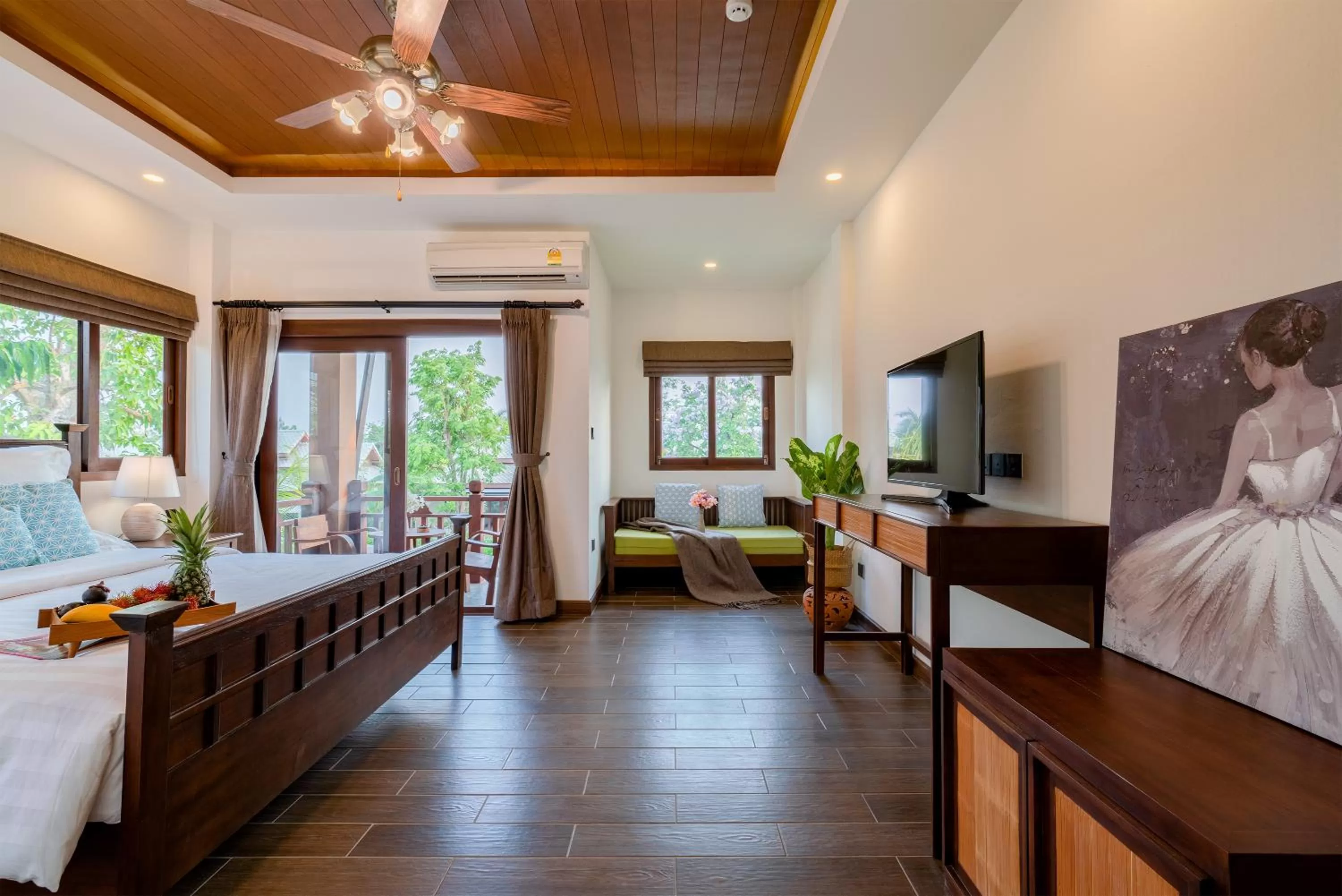 Photo of the whole room, Bed in Lanna Deer Resort Chiang Mai