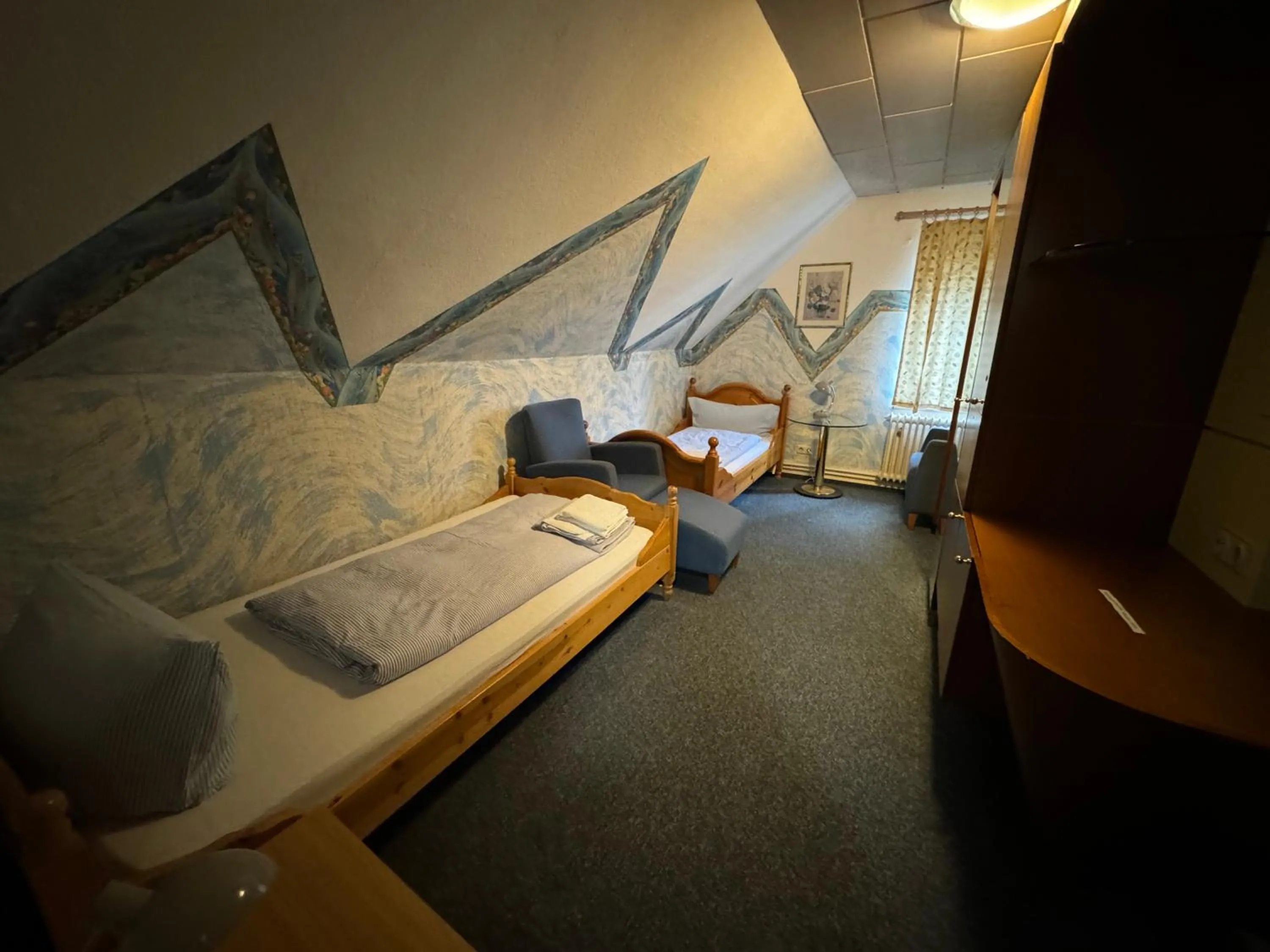 Bed in Hotel Zum Klüverbaum