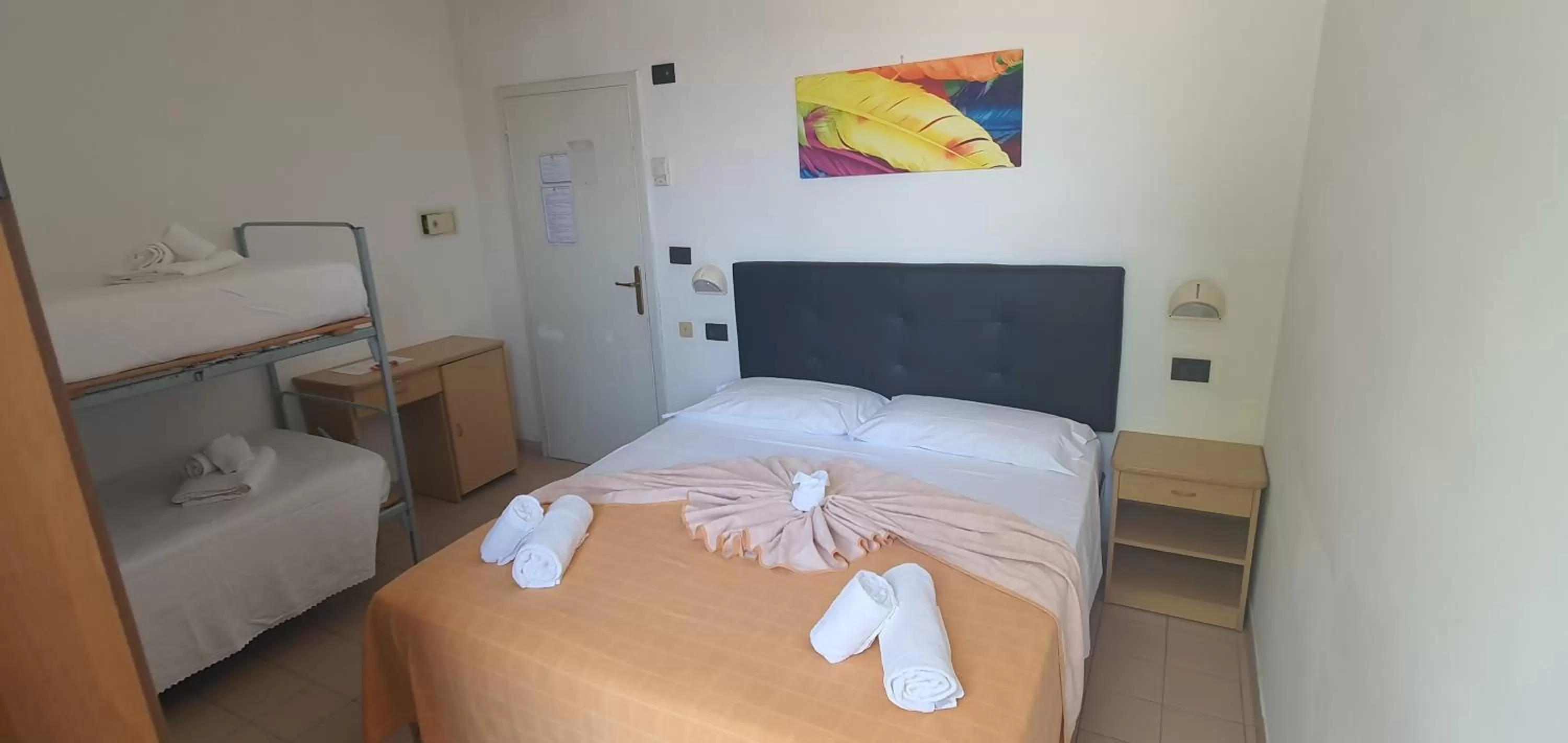 Bed in Hotel Vela Azzurra