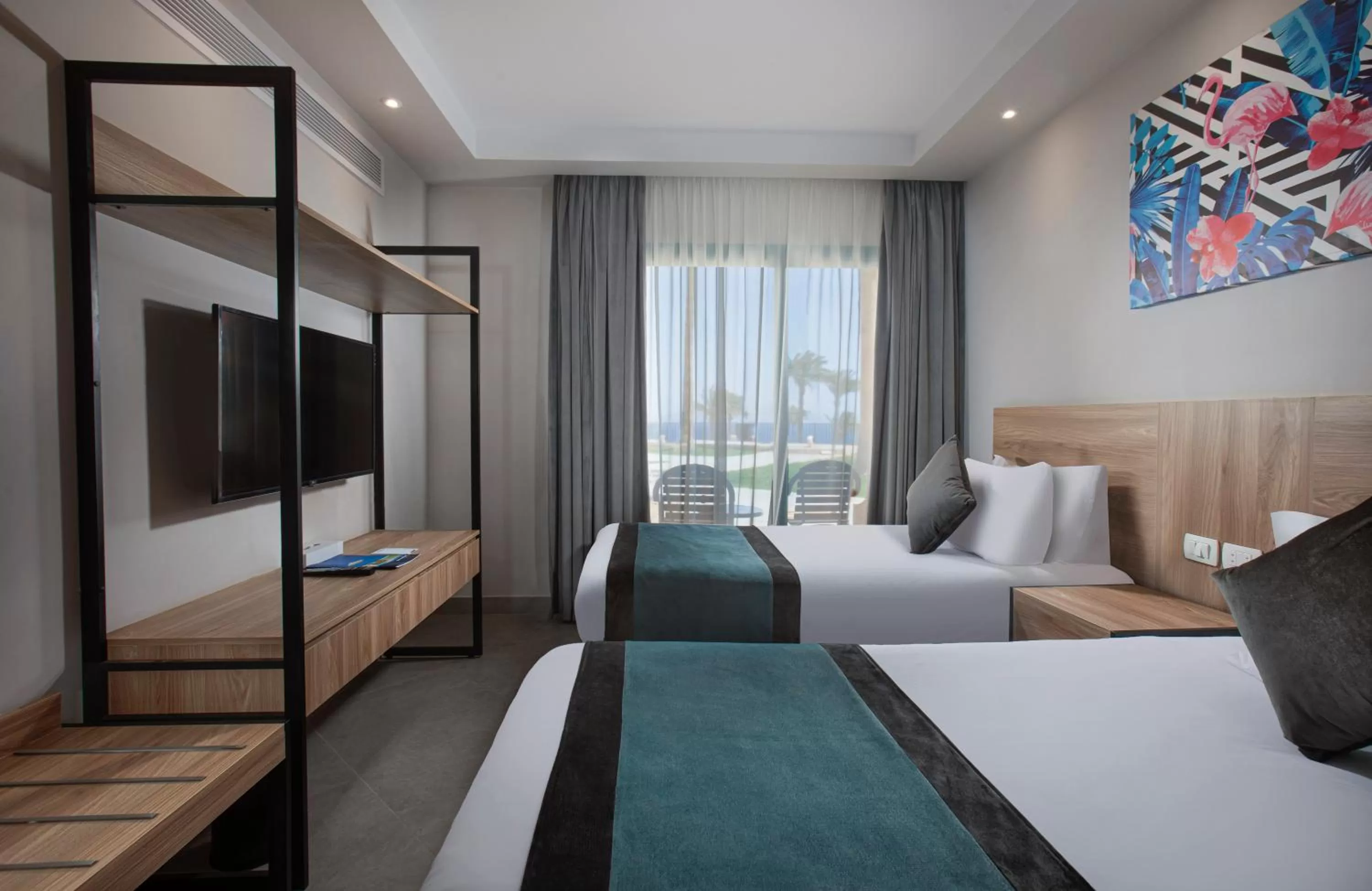 Bed in Pyramisa Beach Resort Sharm El Sheikh