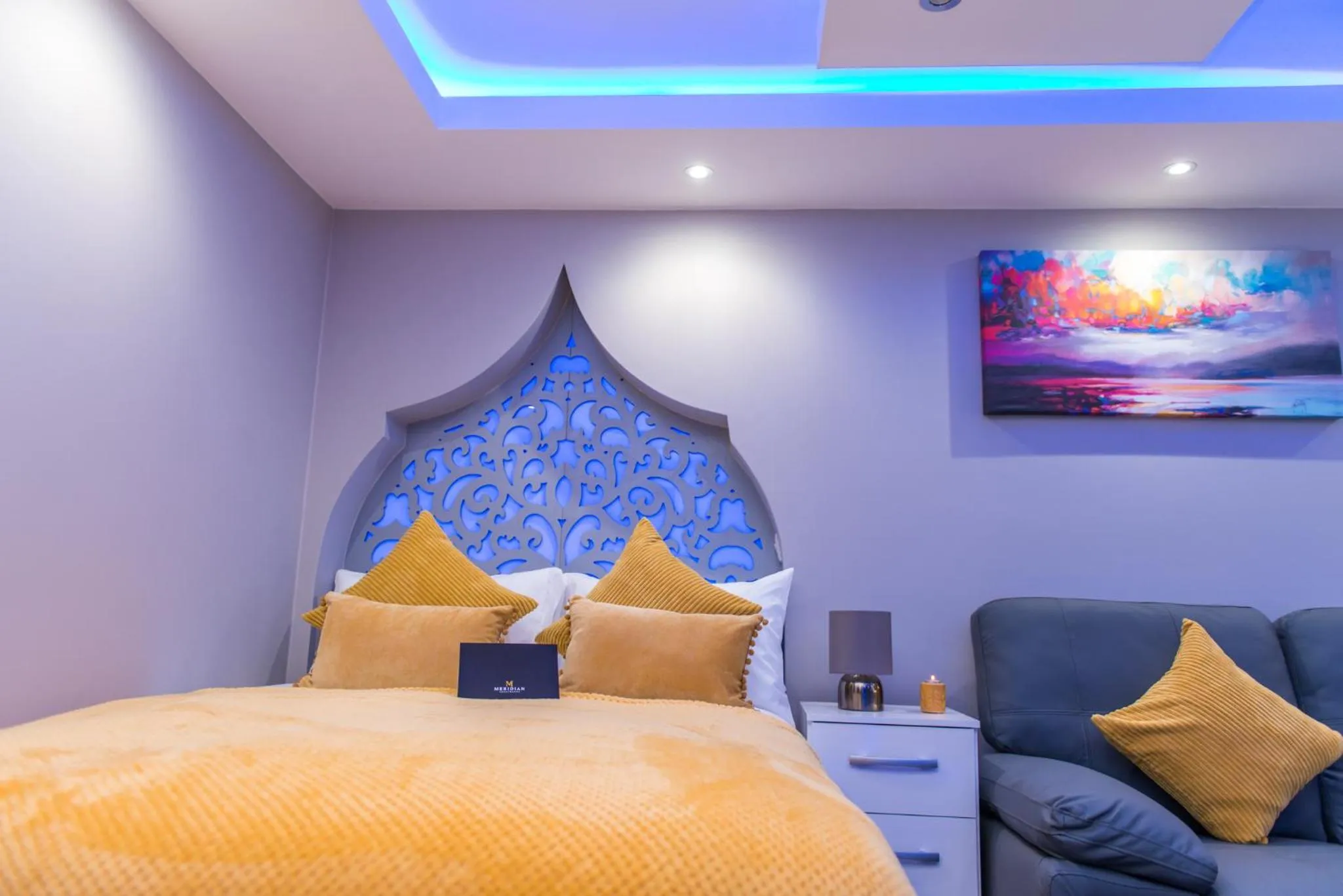 Bed in Meridian Serviced Apartments