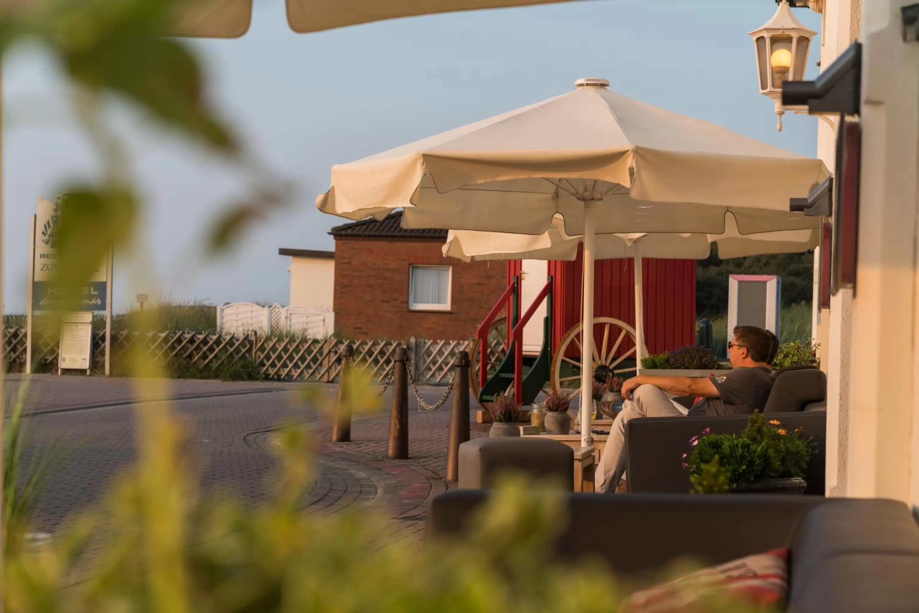 Balcony/Terrace in Strandhotel Hohenzollern