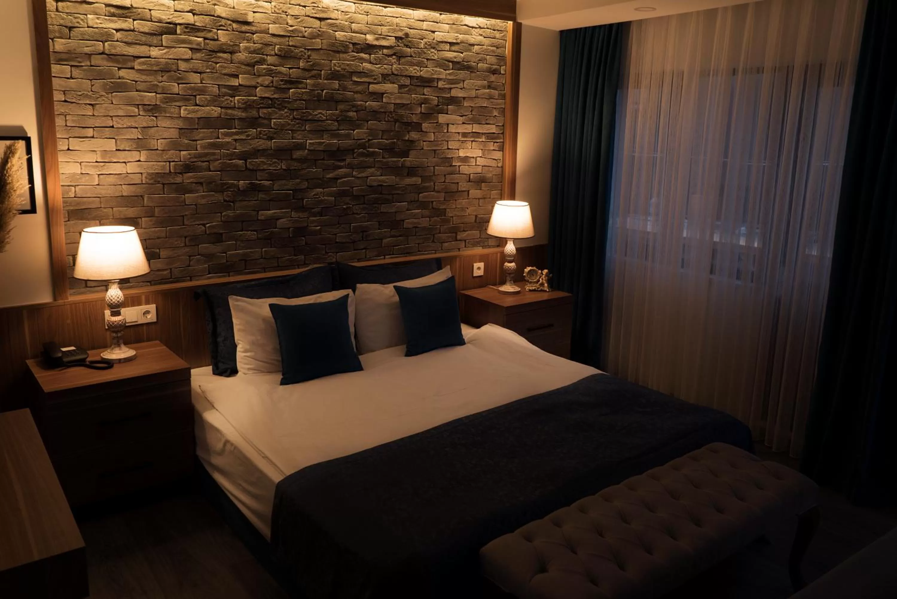 Bed in Taksim Yazıcı Residence